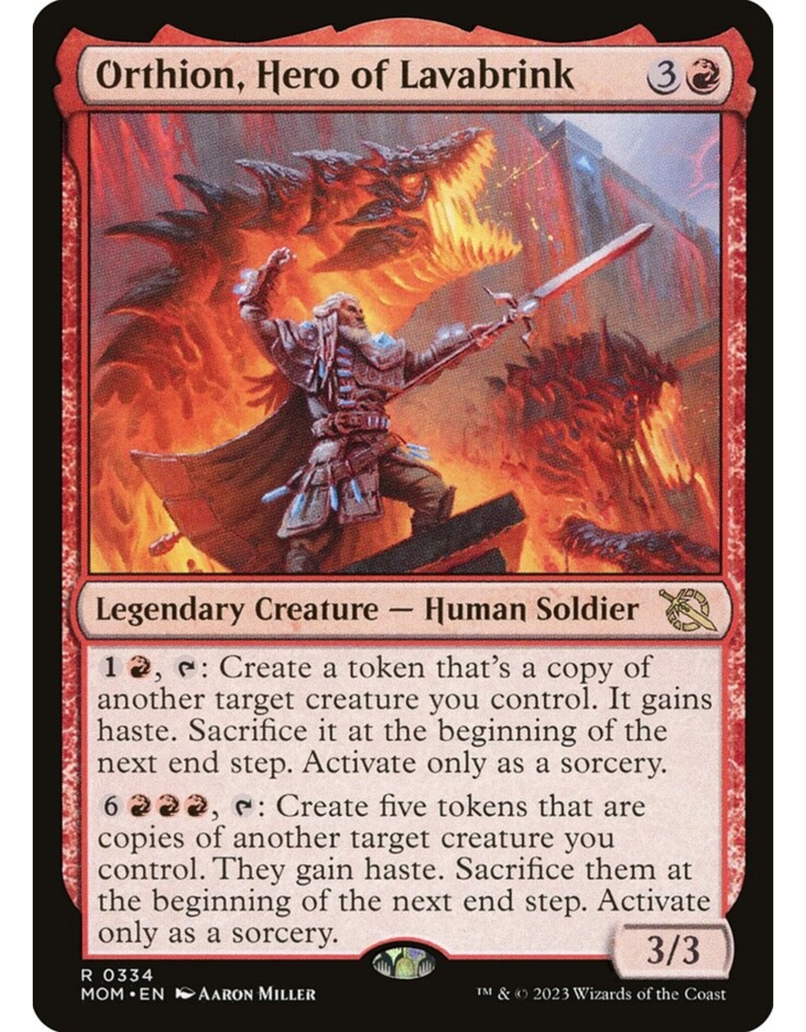 Orthion, Hero of Lavabrink (MOM)