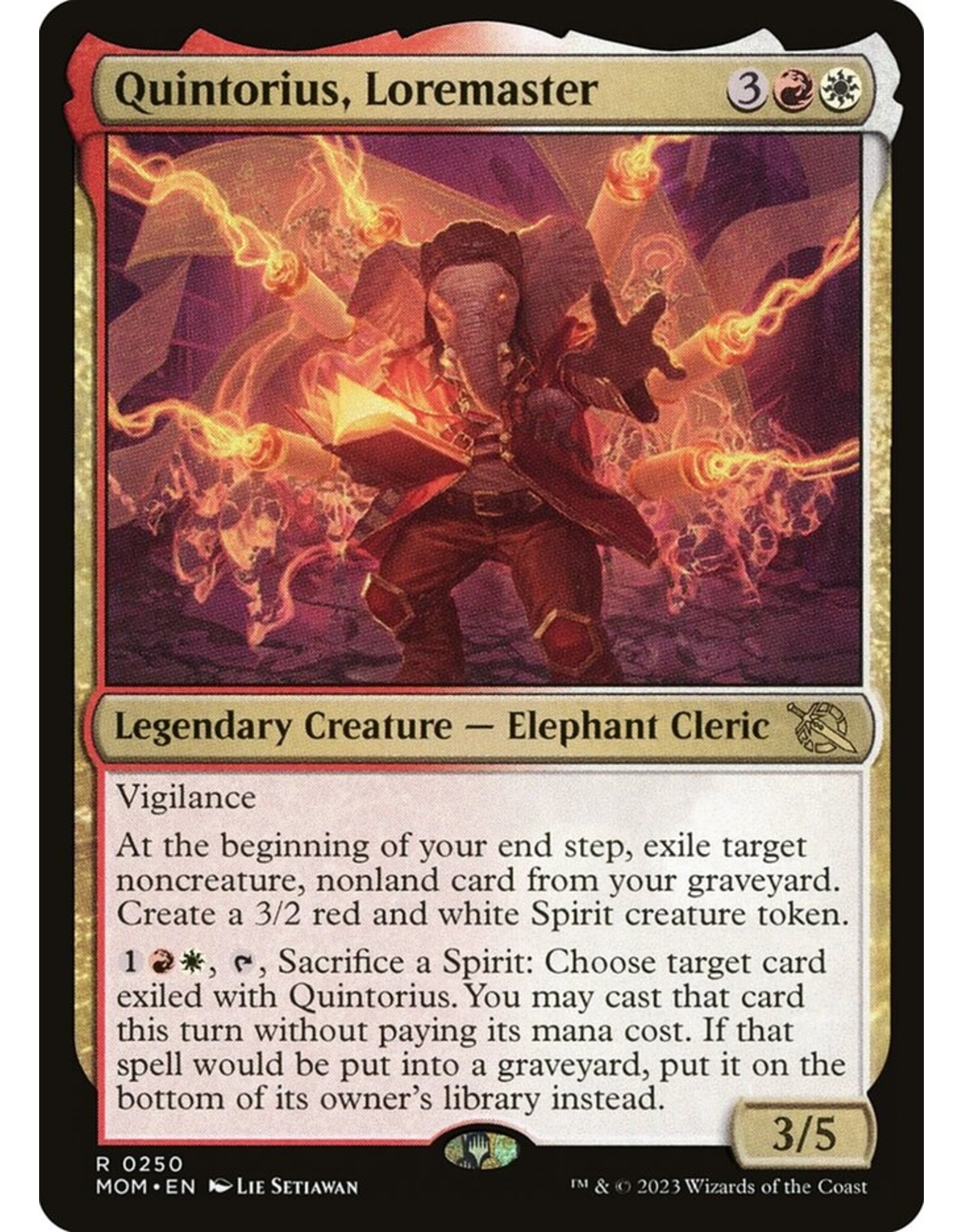 Quintorius, Loremaster  (MOM)