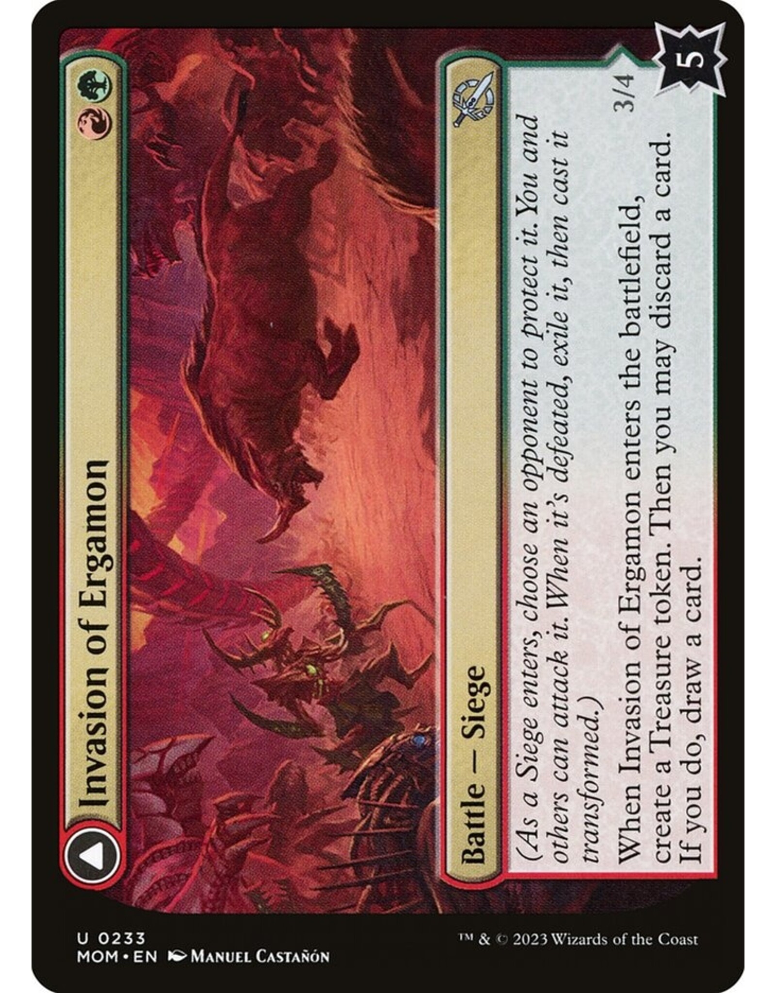 Invasion of Ergamon // Truga Cliffcharger  (MOM)