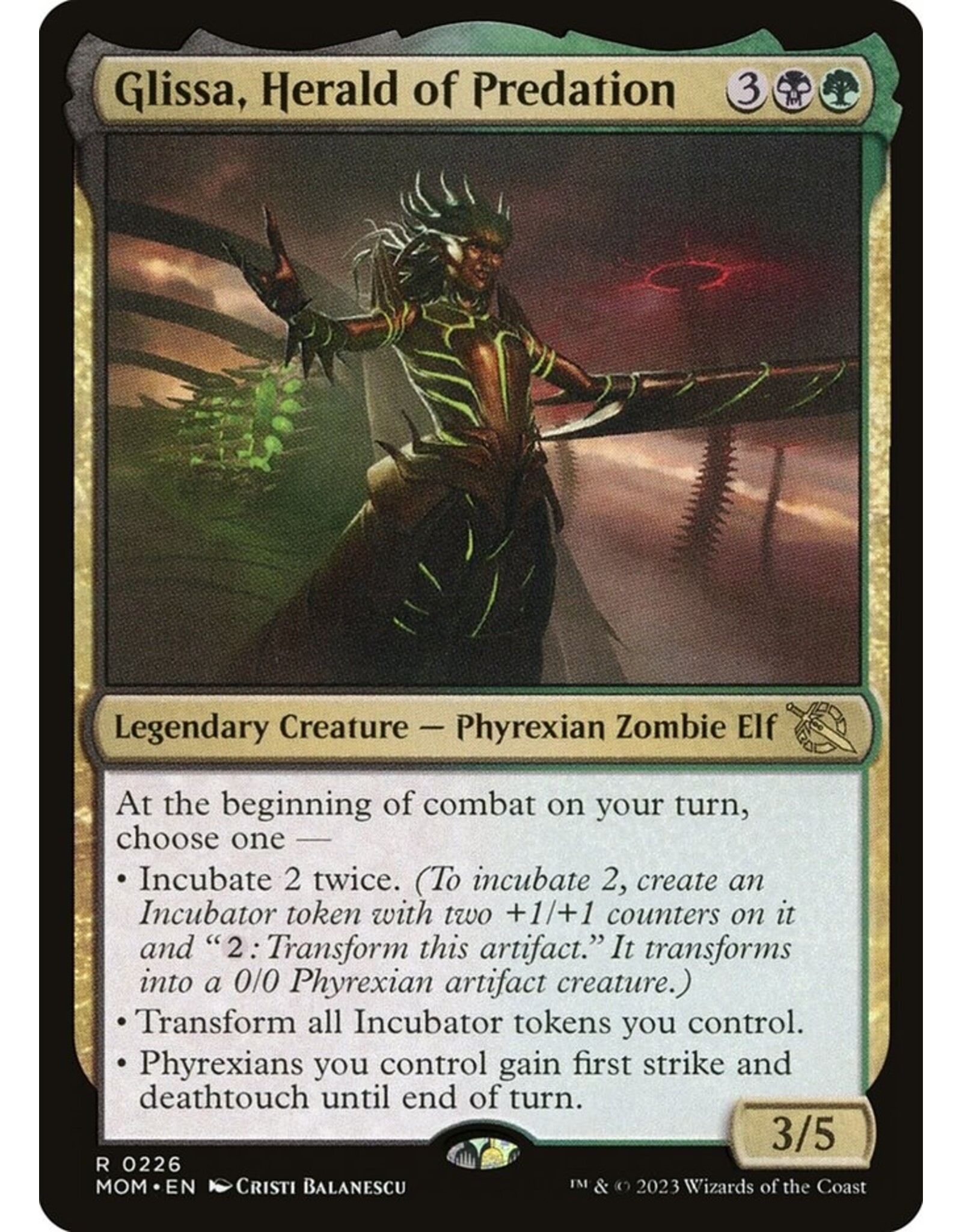 Glissa, Herald of Predation  (MOM)