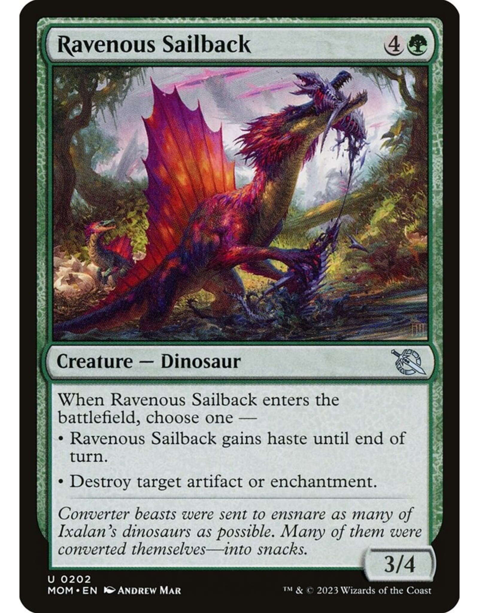 Ravenous Sailback  (MOM)