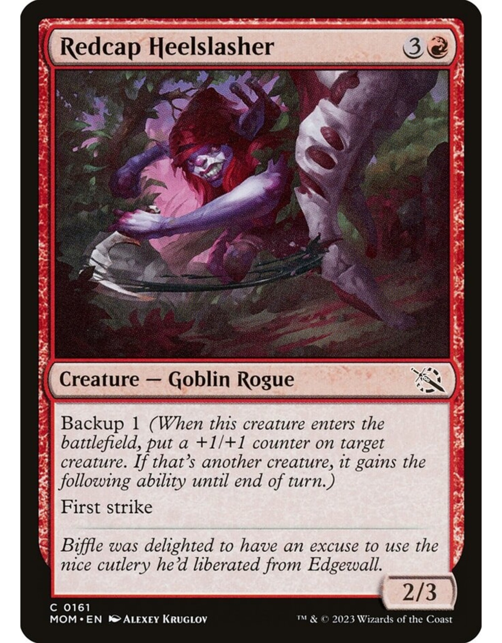 Redcap Heelslasher  (MOM)