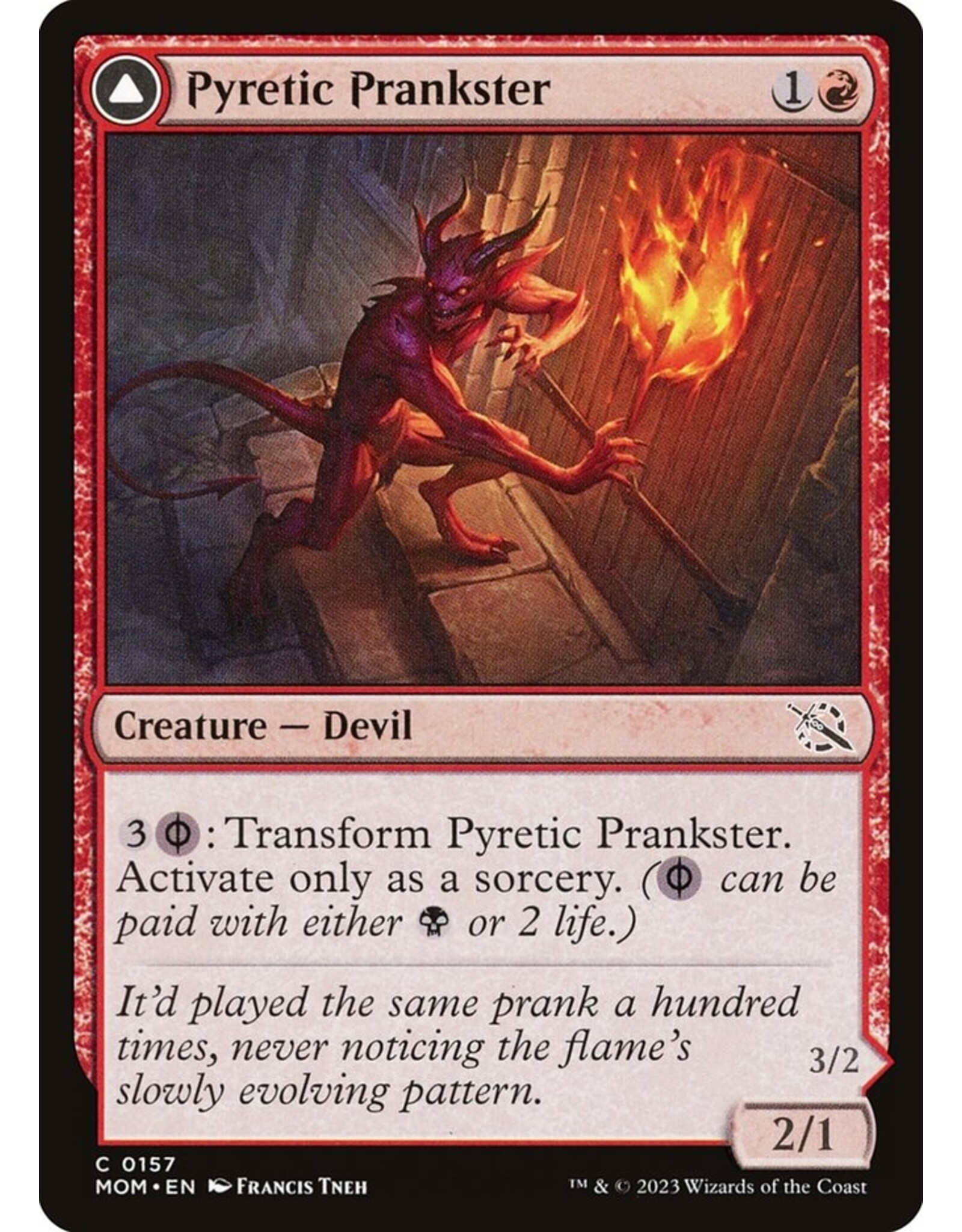 Pyretic Prankster // Glistening Goremonger  (MOM)