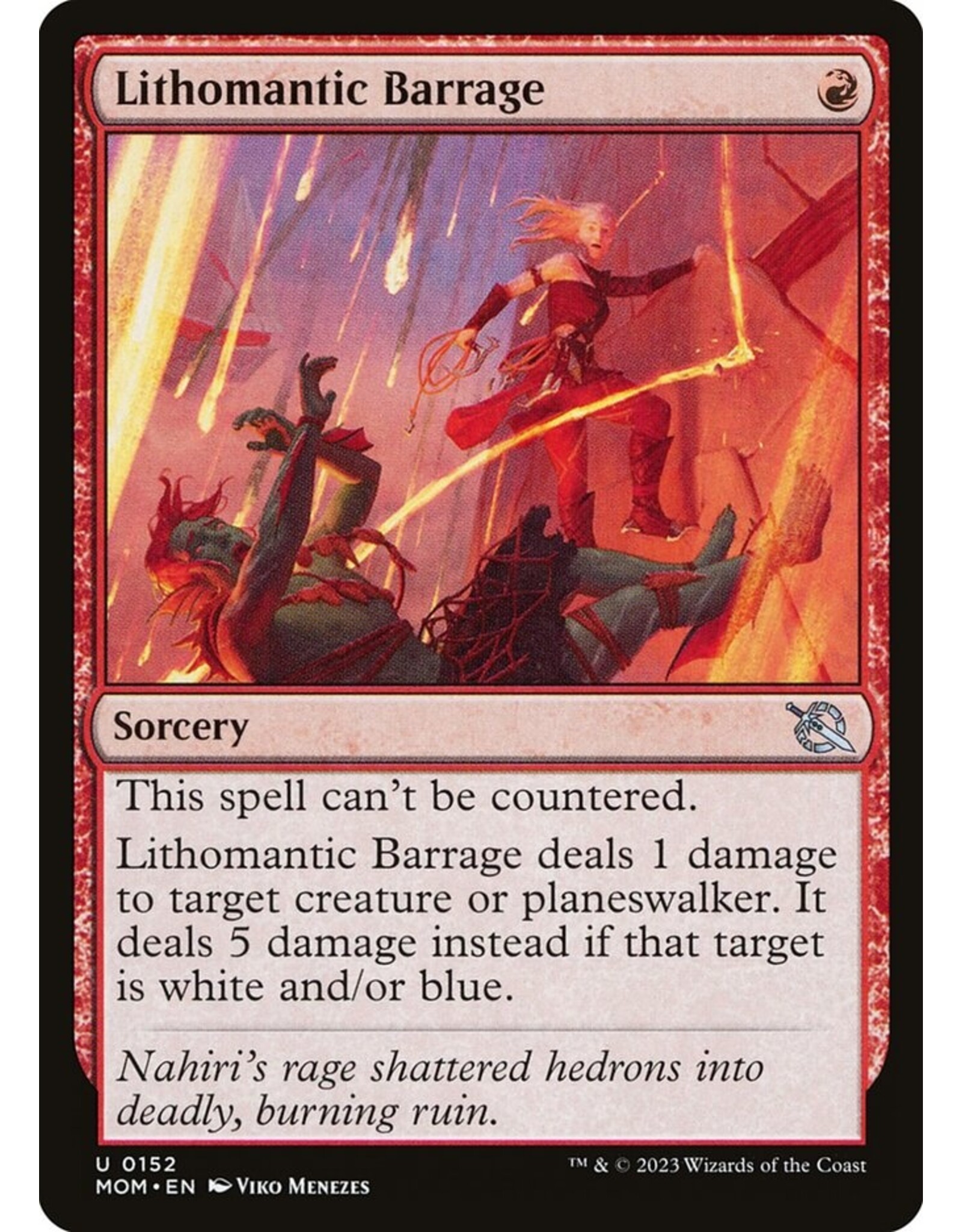 Lithomantic Barrage  (MOM)