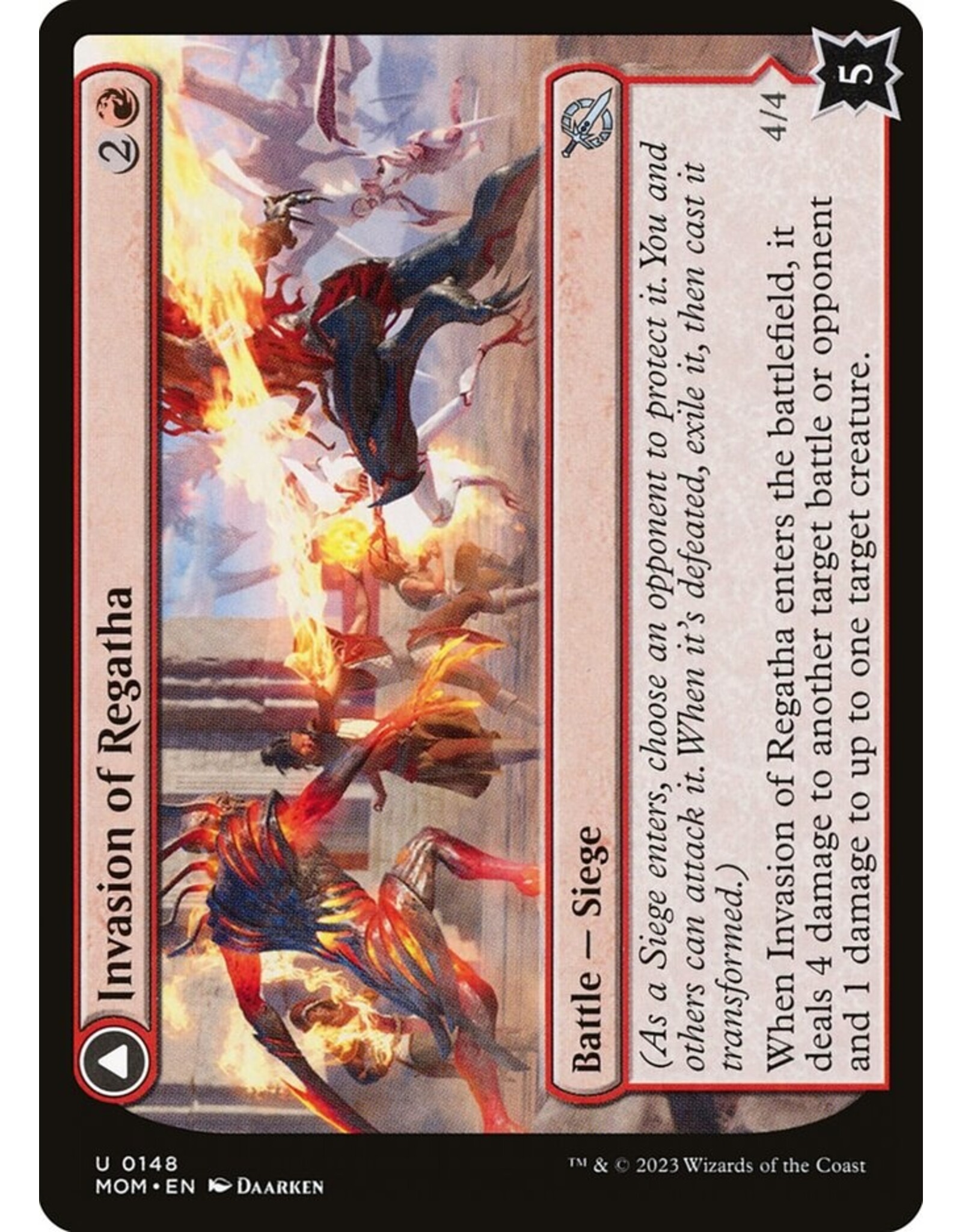 Invasion of Regatha // Disciples of the Inferno  (MOM)