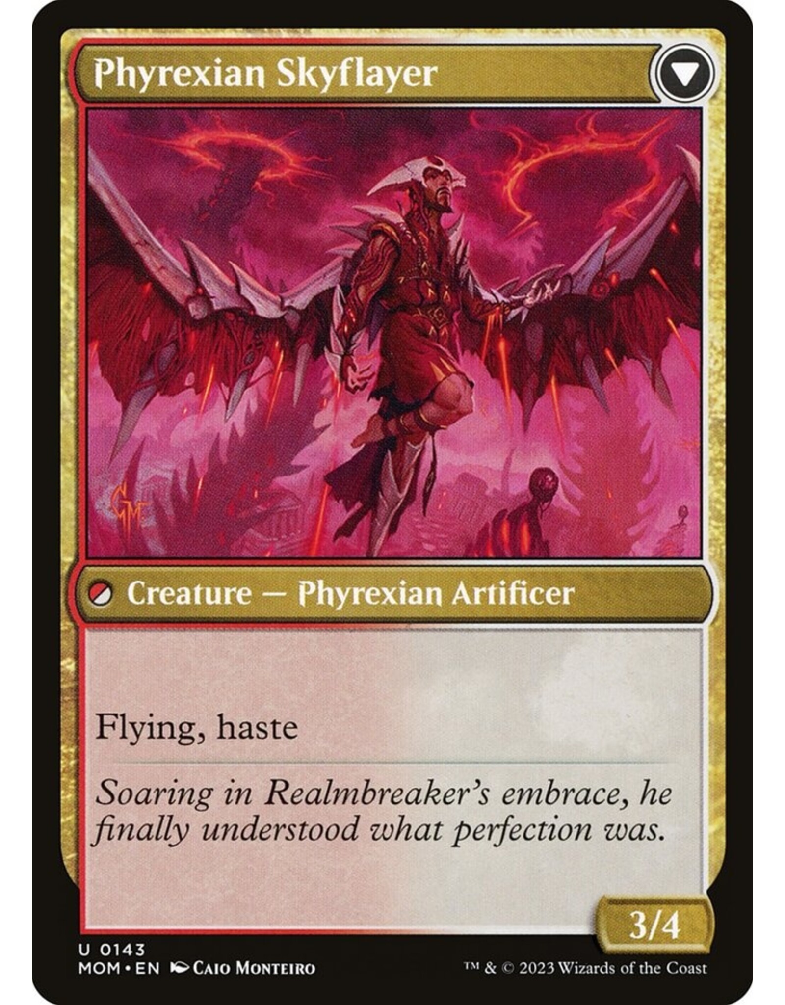 Harried Artisan // Phyrexian Skyflayer  (MOM)