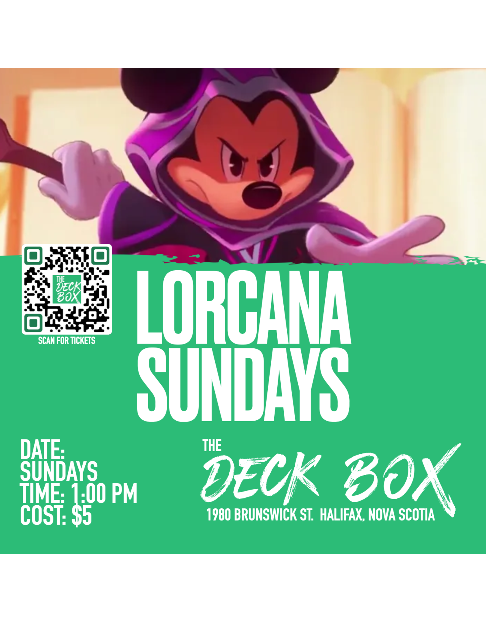 Events Sunday Disney Casual Lorcana