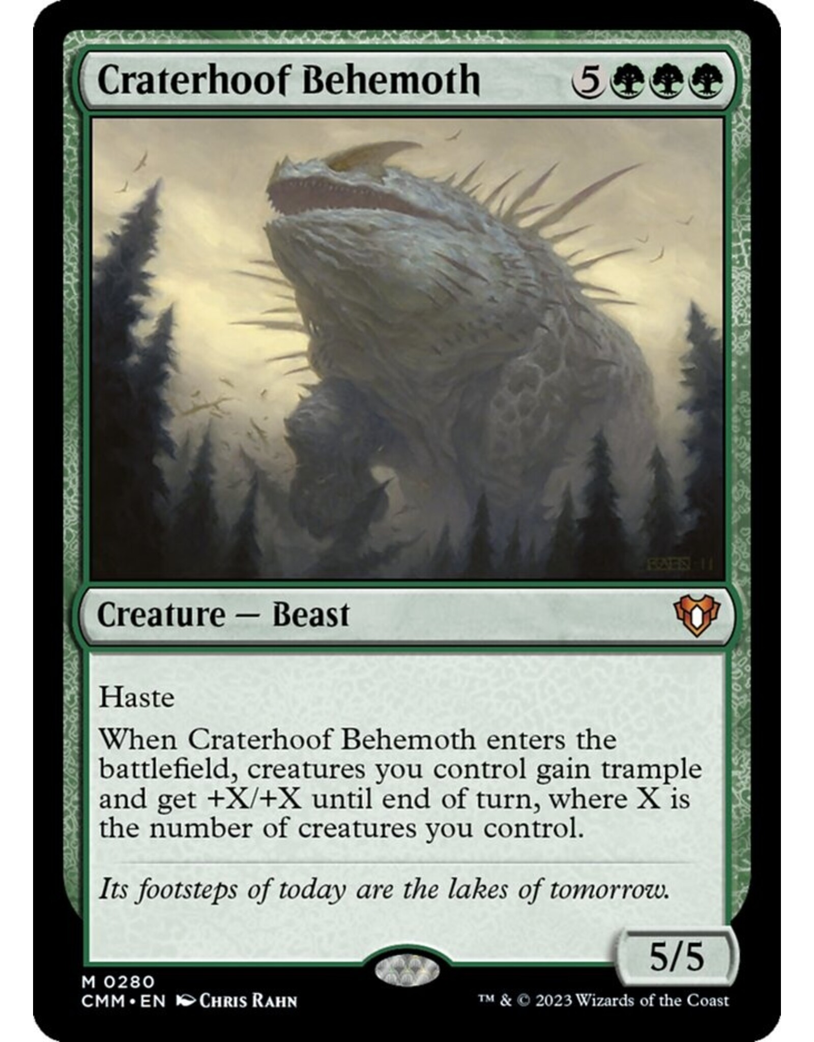 Magic Craterhoof Behemoth  (CMM)