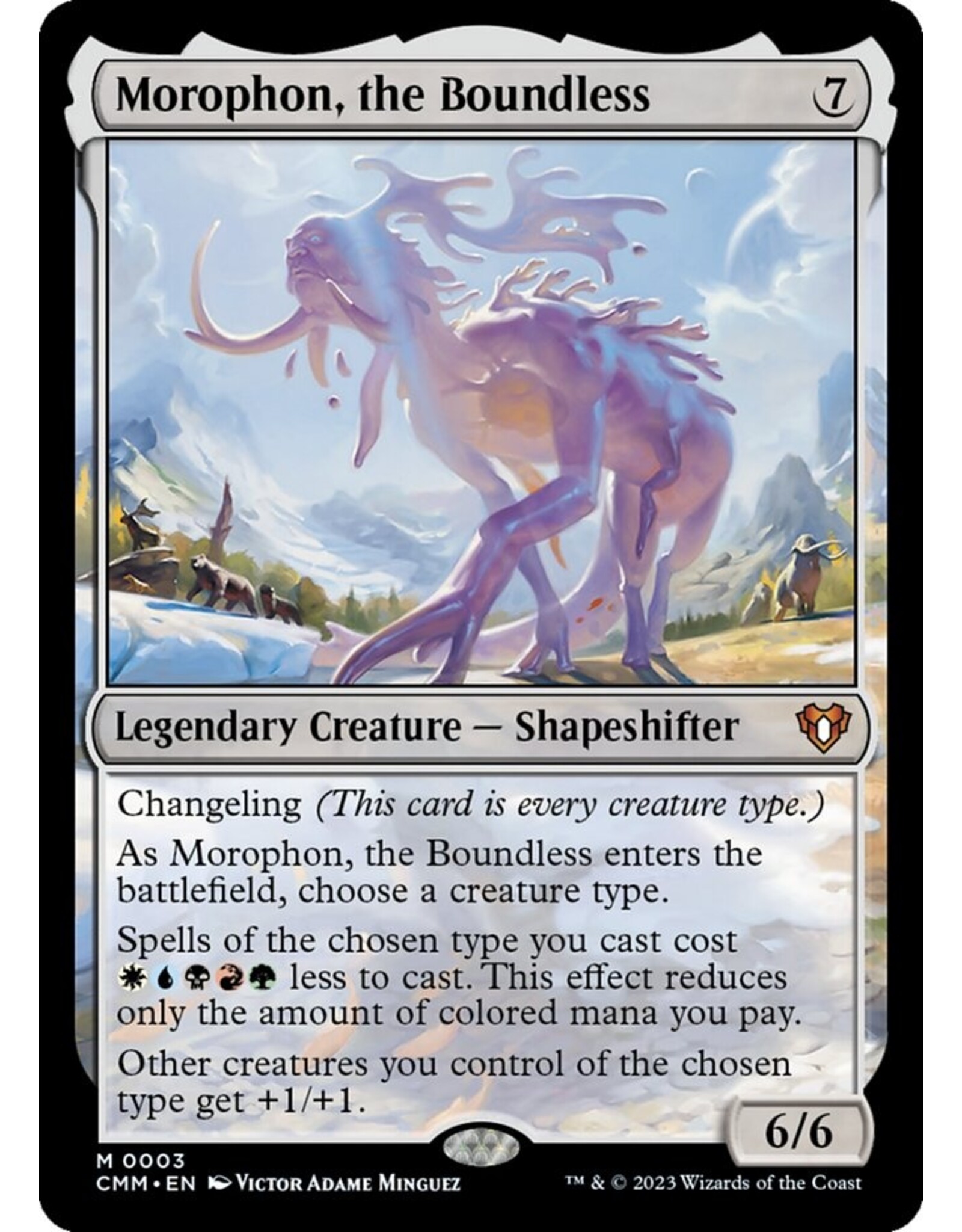 Magic [HOLD]Morophon, the Boundless  (CMM)