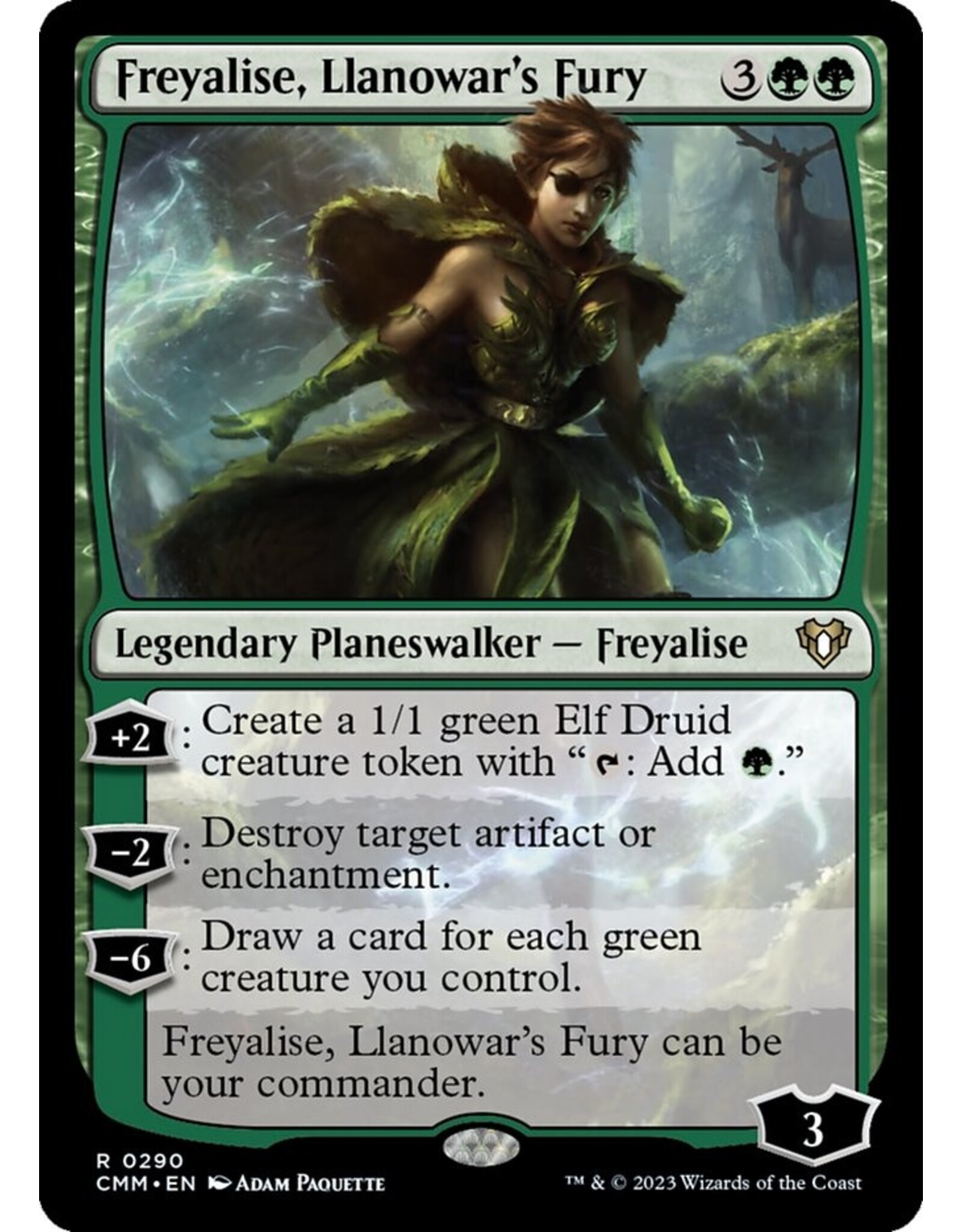 Magic Freyalise, Llanowar's Fury  (CMM)