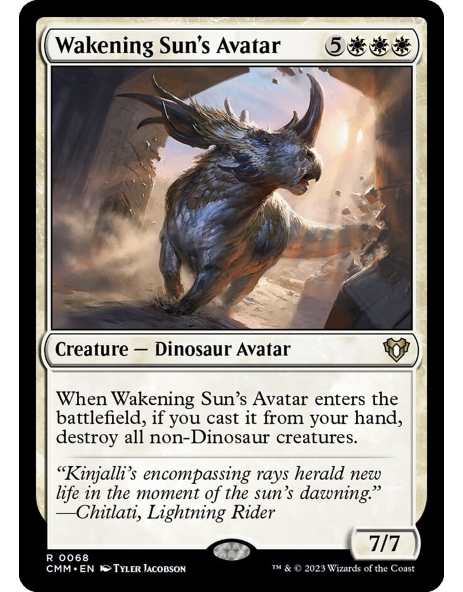 Magic Wakening Sun's Avatar  (CMM)