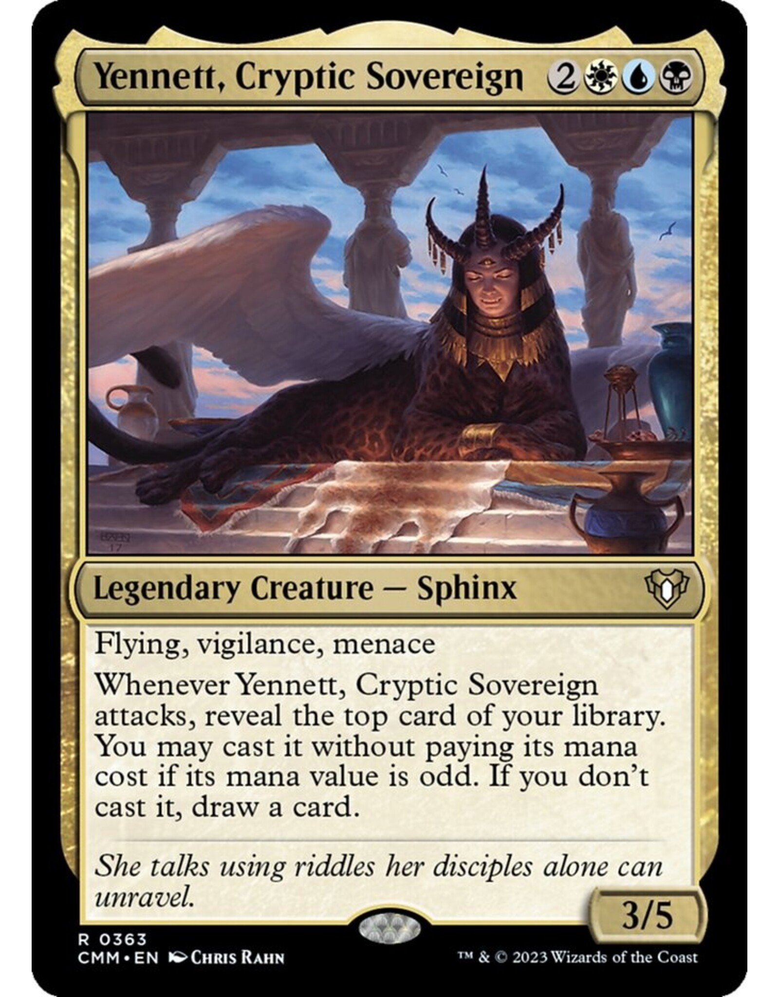 Magic Yennett, Cryptic Sovereign  (CMM)