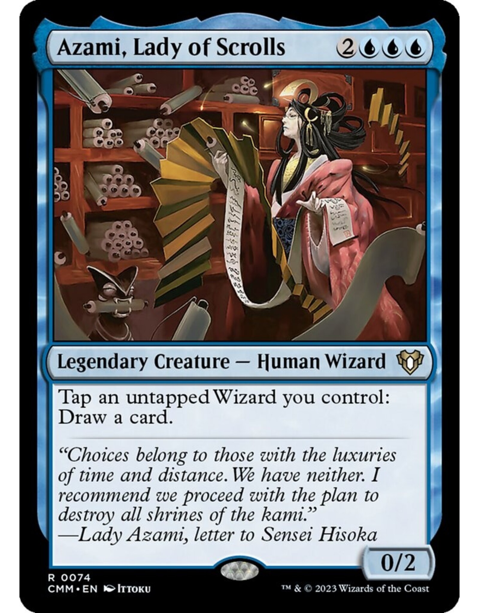 Magic Azami, Lady of Scrolls  (CMM)