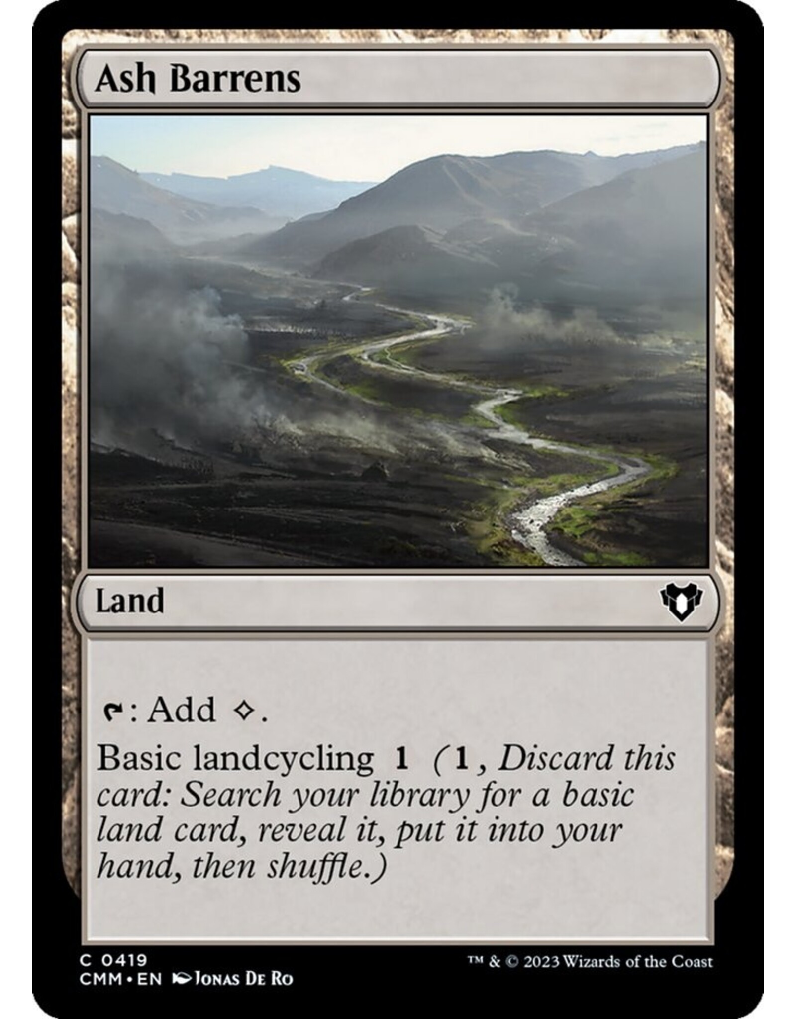 Magic Ash Barrens  (CMM)