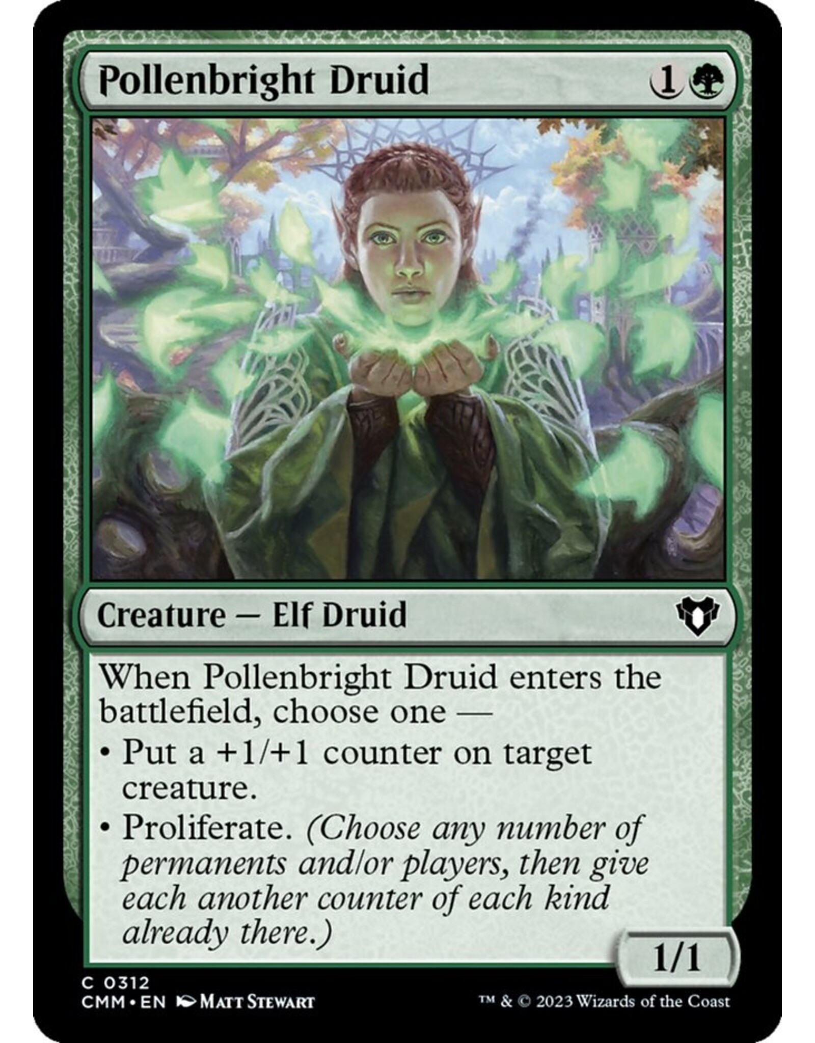 Magic Pollenbright Druid  (CMM)