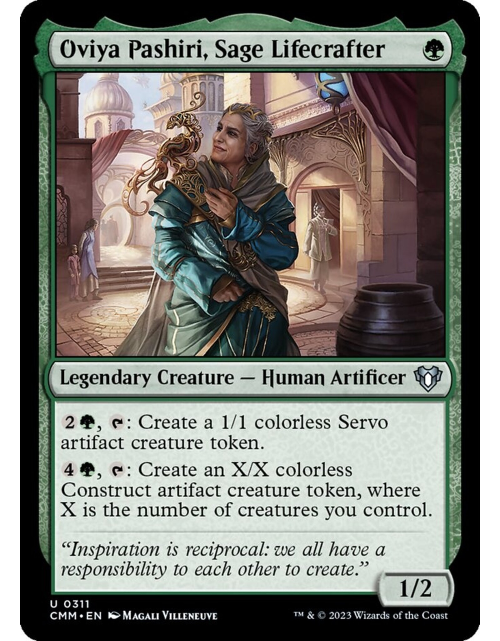 Magic Oviya Pashiri, Sage Lifecrafter  (CMM)