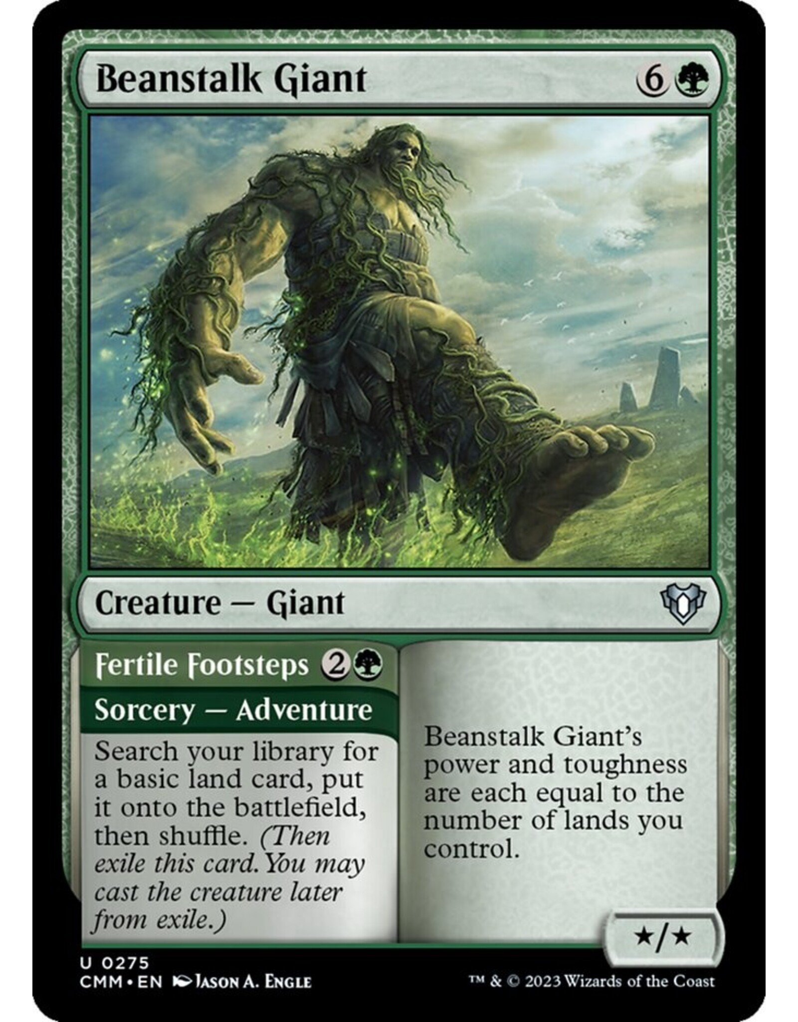 Magic Beanstalk Giant // Fertile Footsteps  (CMM)