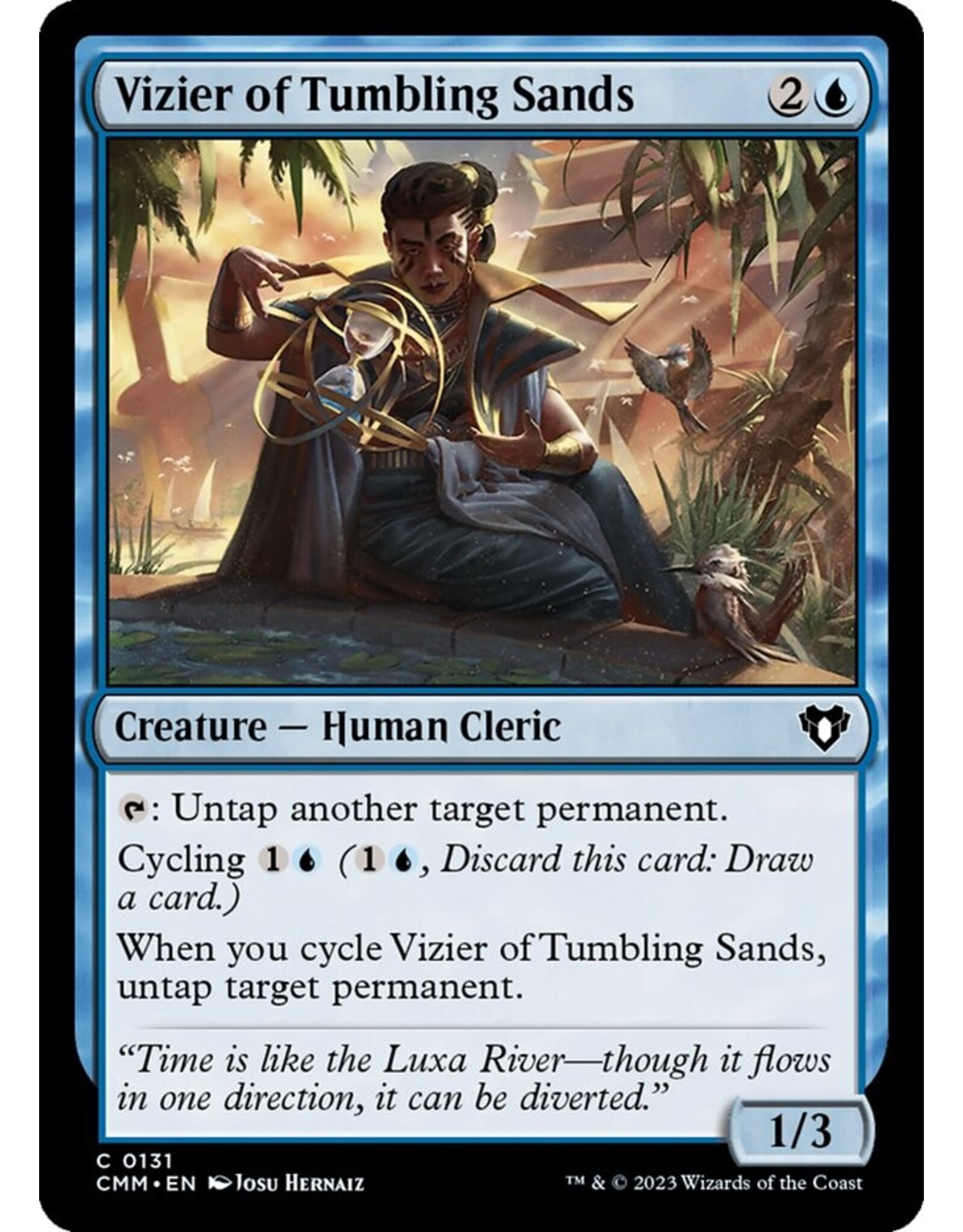 Magic Vizier of Tumbling Sands  (CMM)