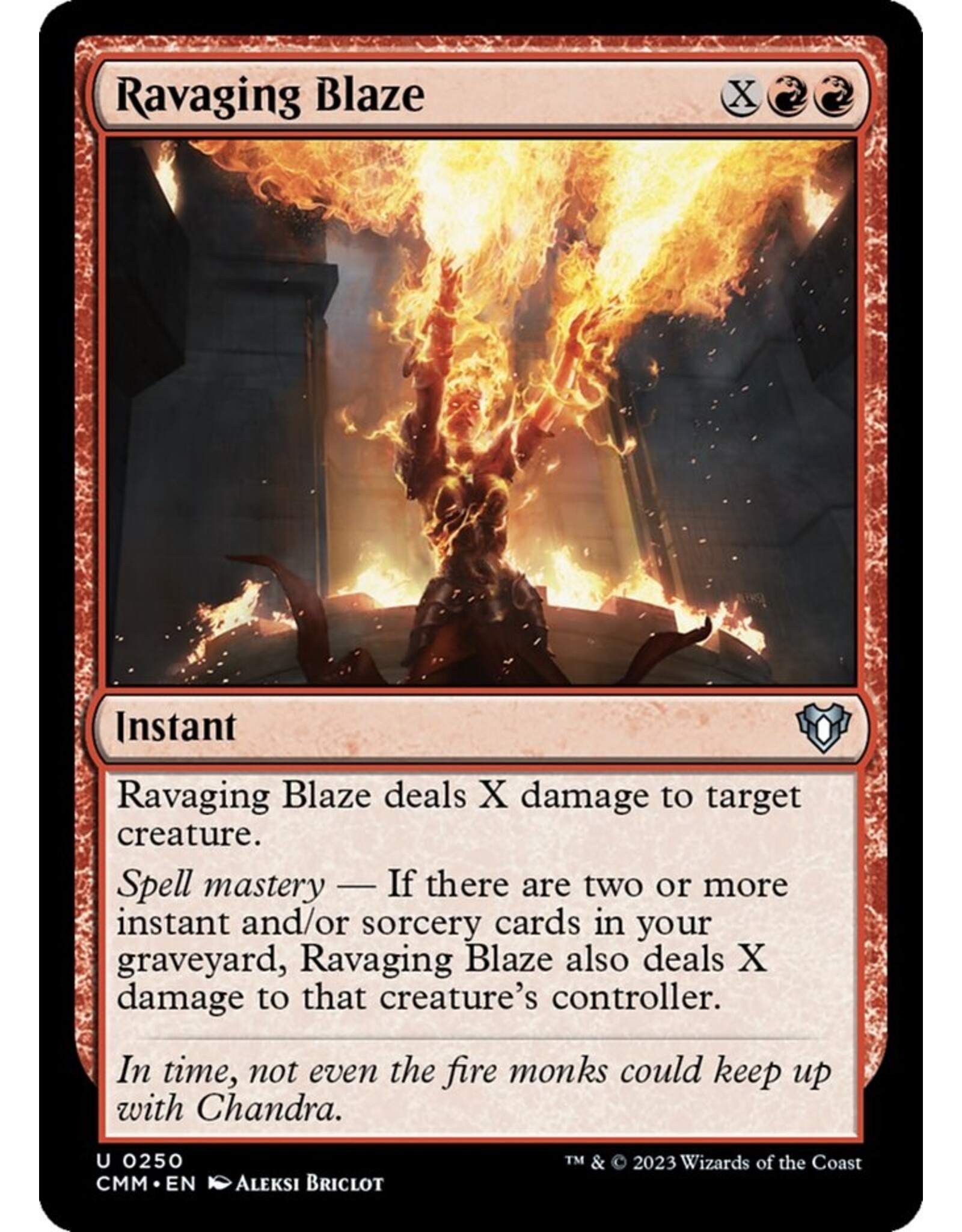 Magic Ravaging Blaze  (CMM)