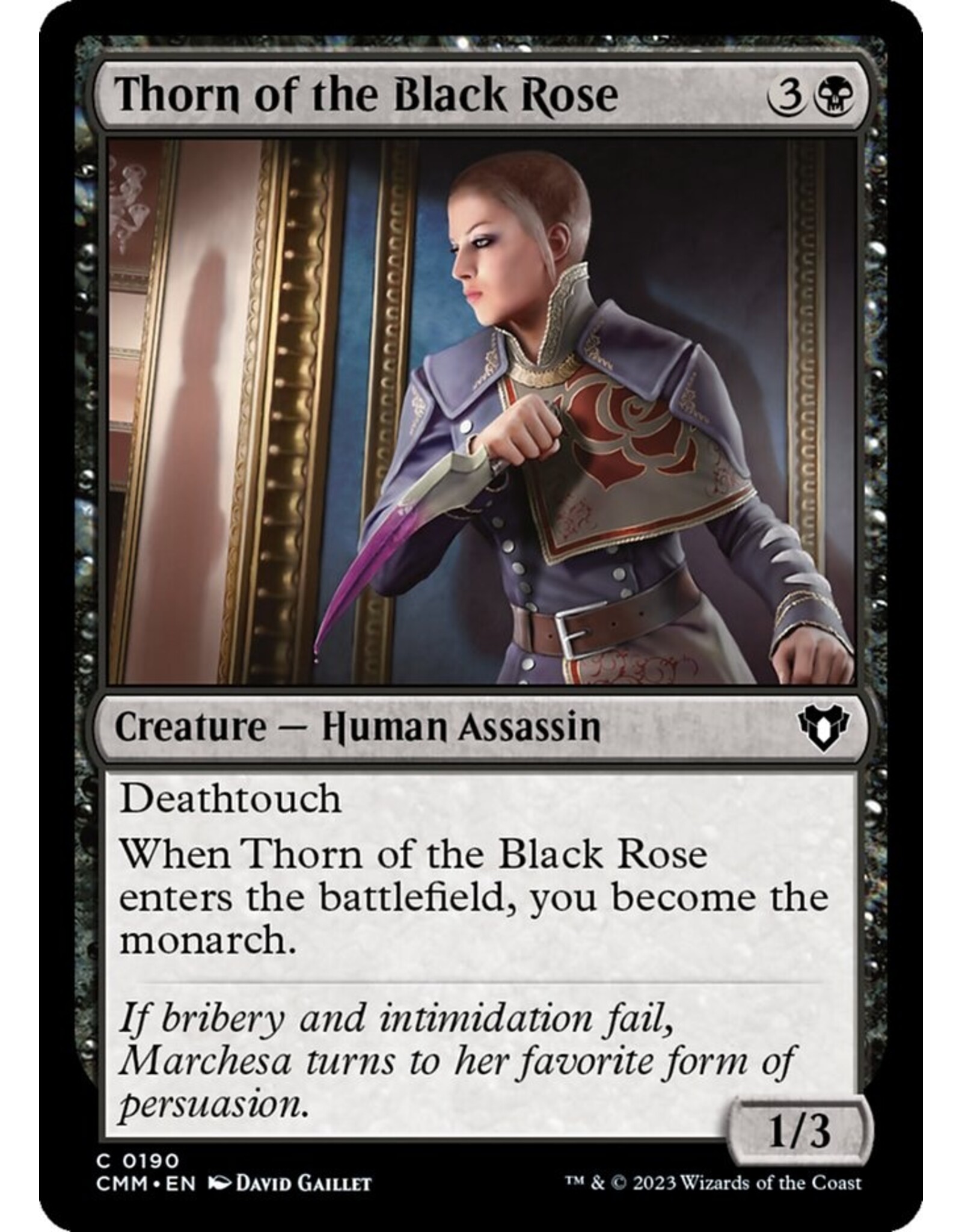 Magic Thorn of the Black Rose  (CMM)