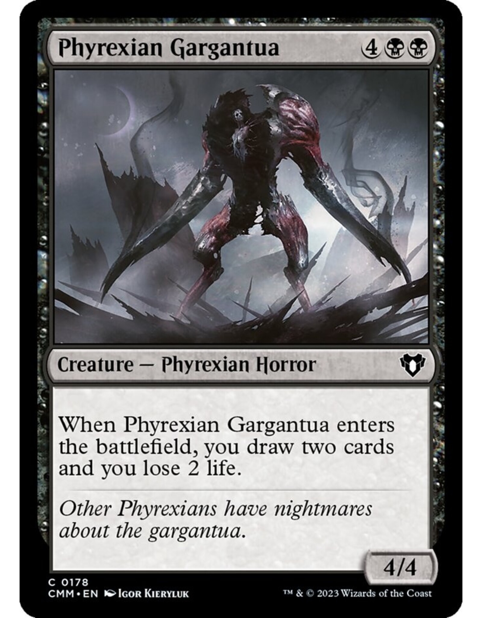 Magic Phyrexian Gargantua  (CMM)