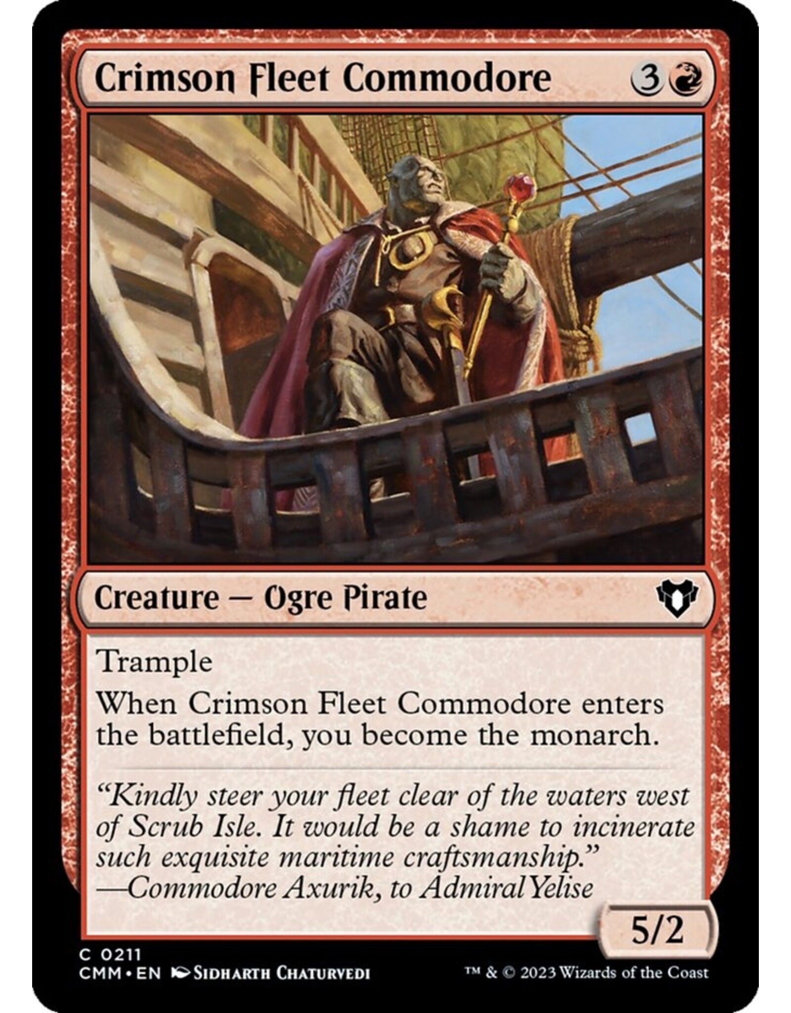 Magic Crimson Fleet Commodore  (CMM)