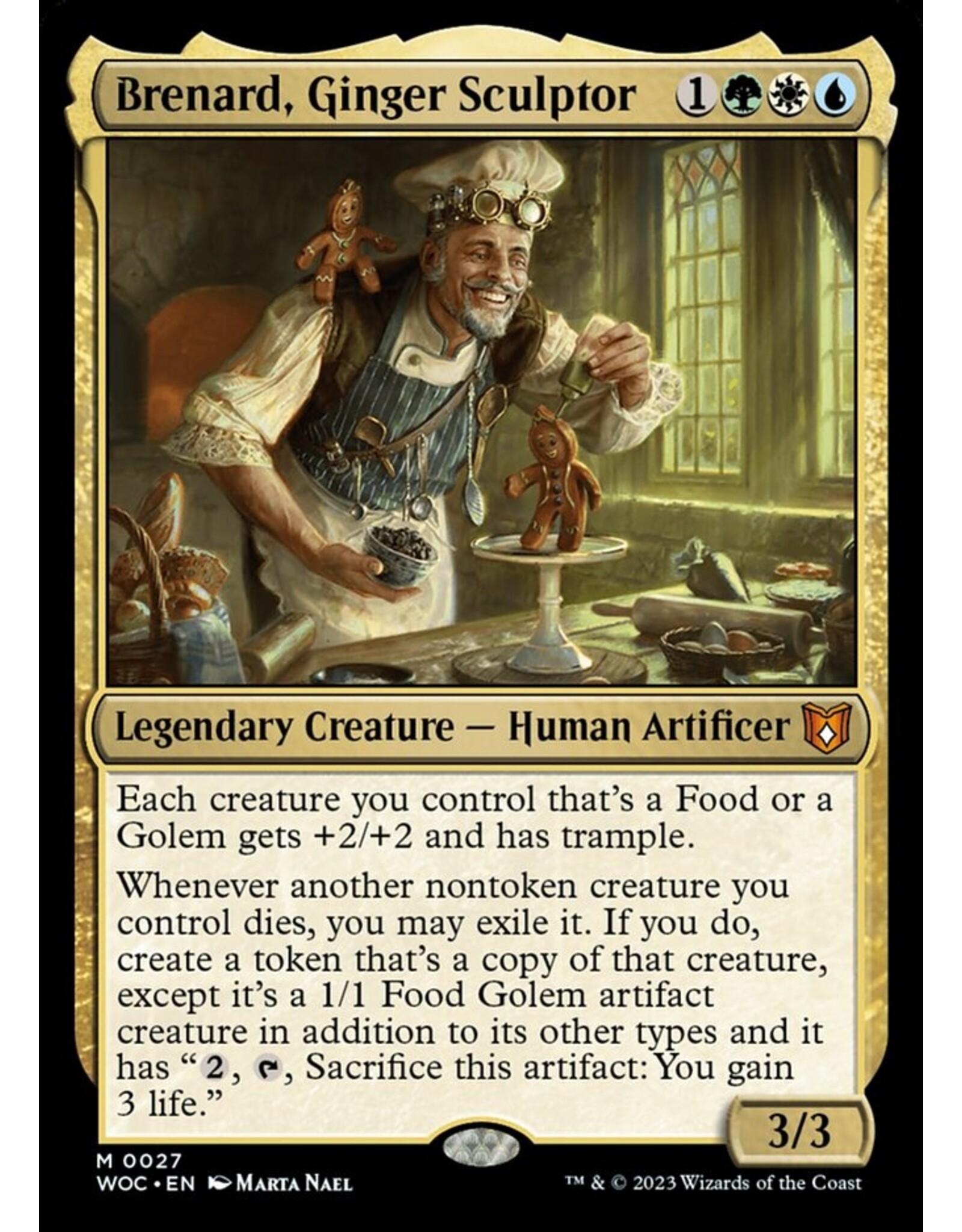 Magic Brenard, Ginger Sculptor  (WOC)