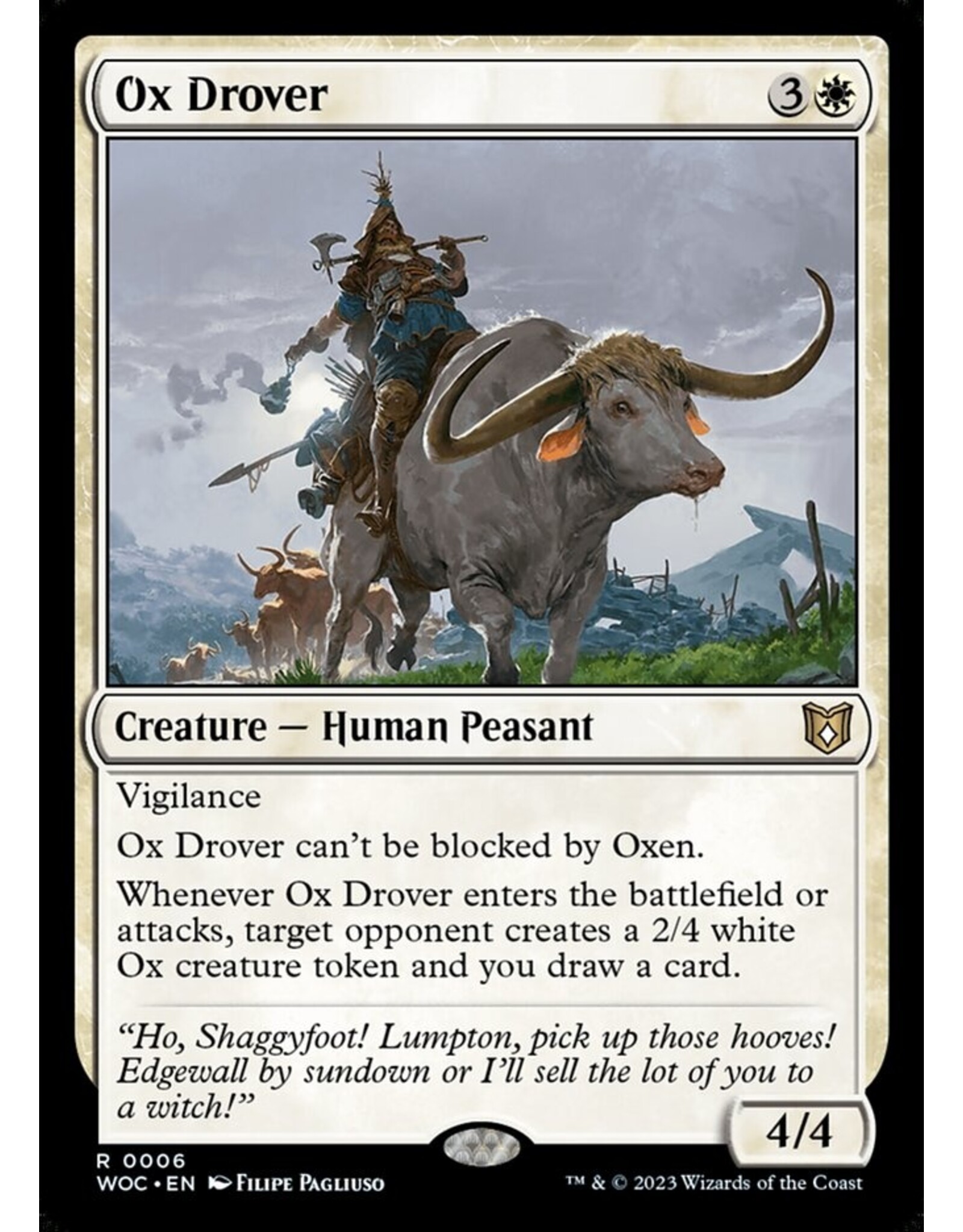 Magic Ox Drover  (WOC)