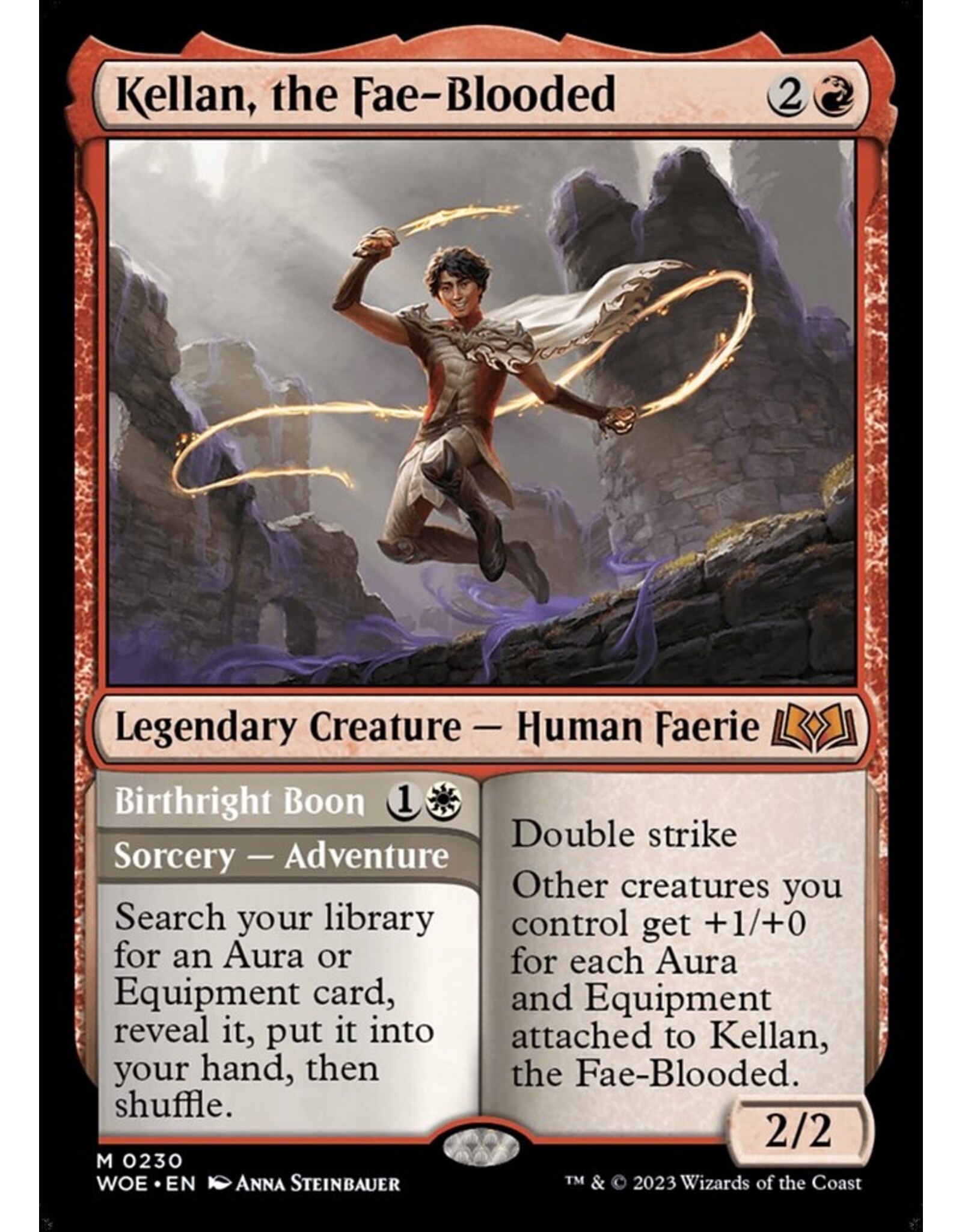 Magic Kellan, the Fae-Blooded // Birthright Boon  (WOE)