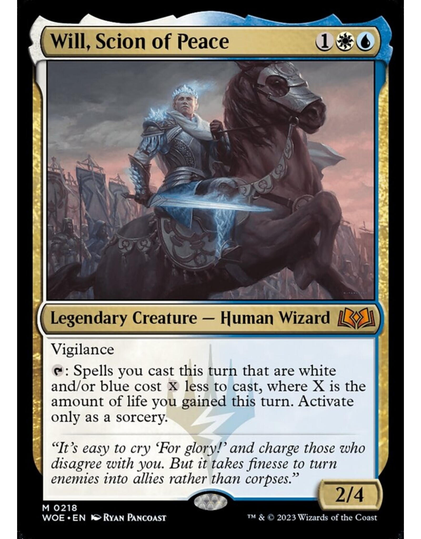 Magic Will, Scion of Peace  (WOE)
