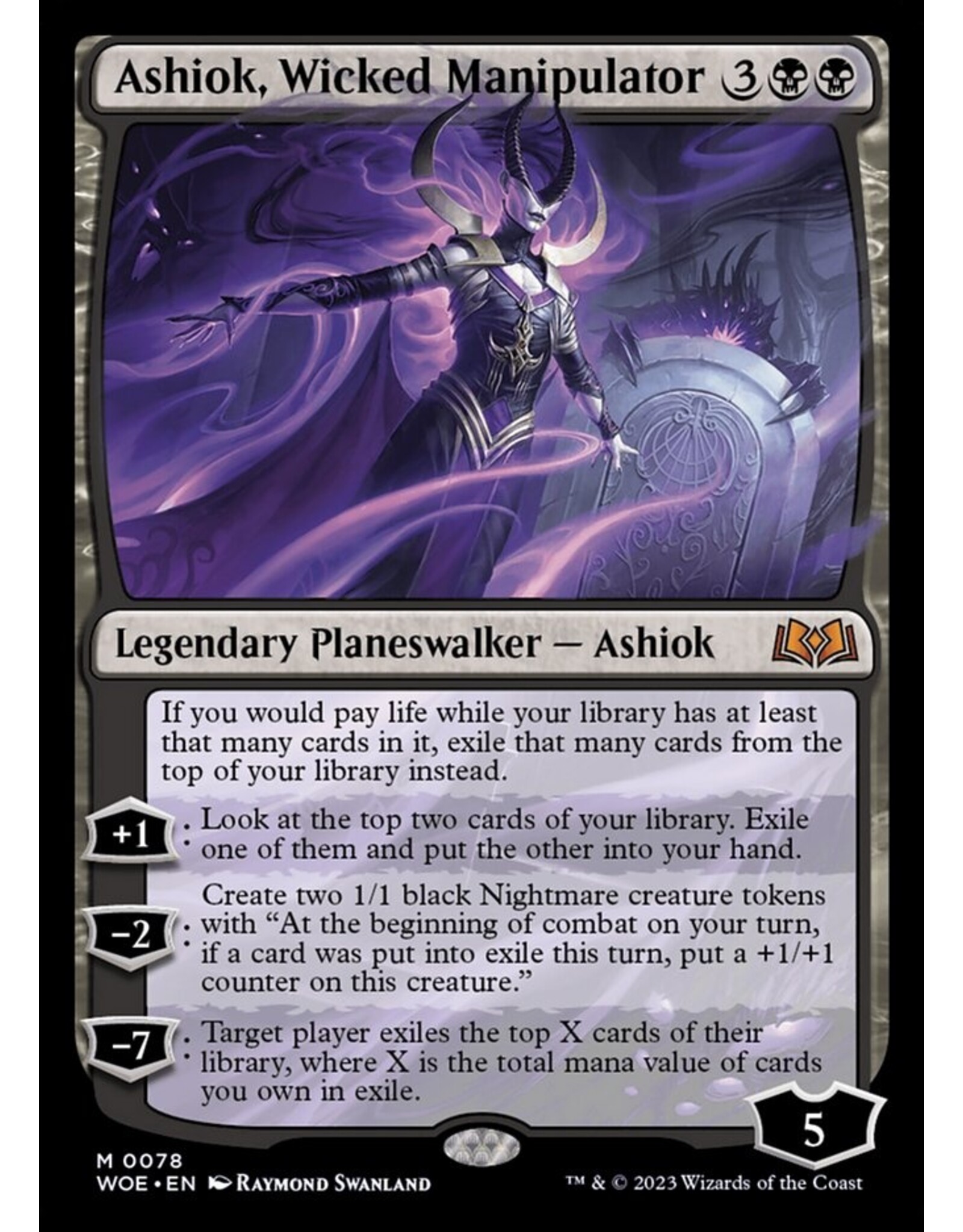 Magic Ashiok, Wicked Manipulator  (WOE)