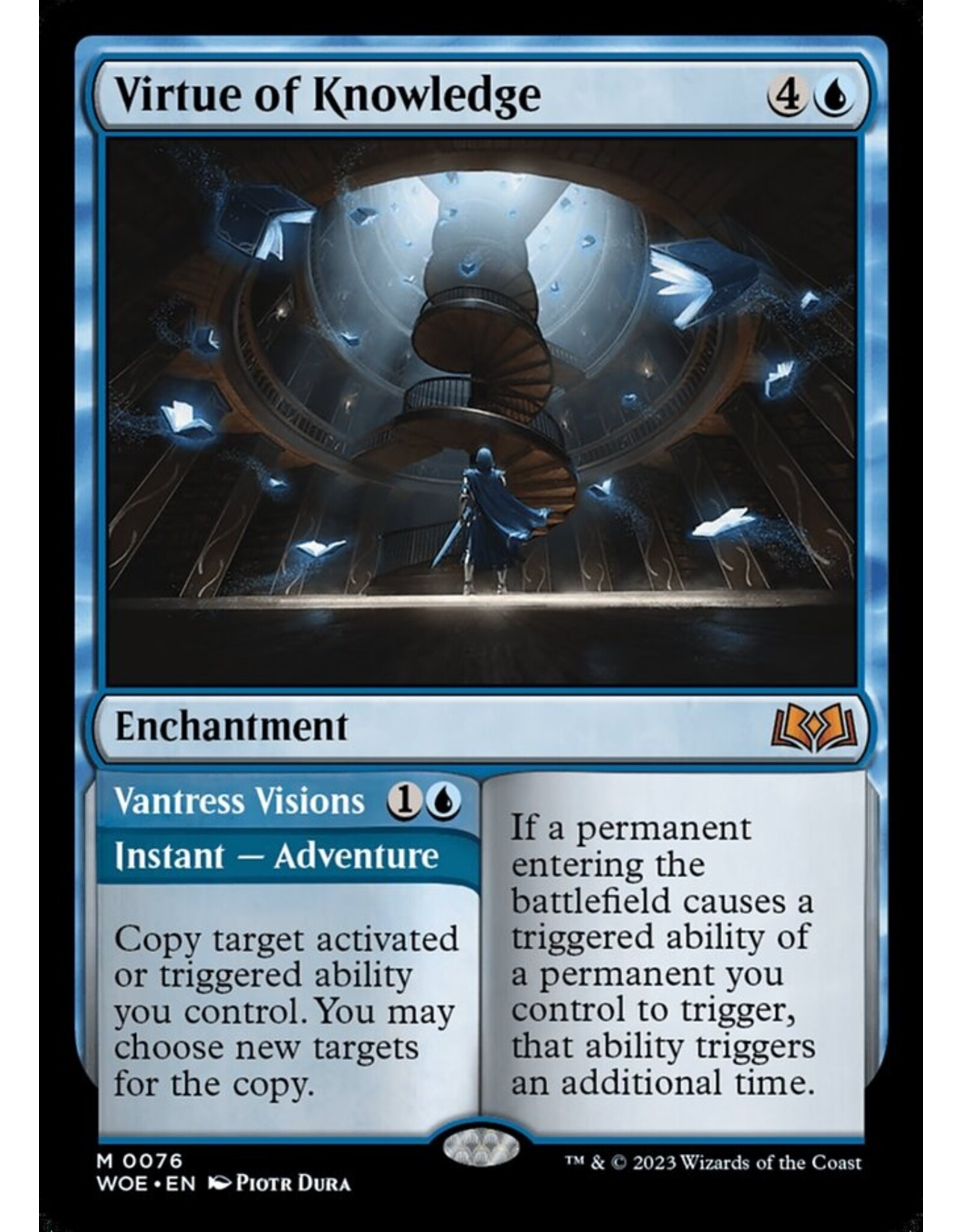 Magic Virtue of Knowledge // Vantress Visions  (WOE)