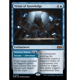 Magic Virtue of Knowledge // Vantress Visions  (WOE)