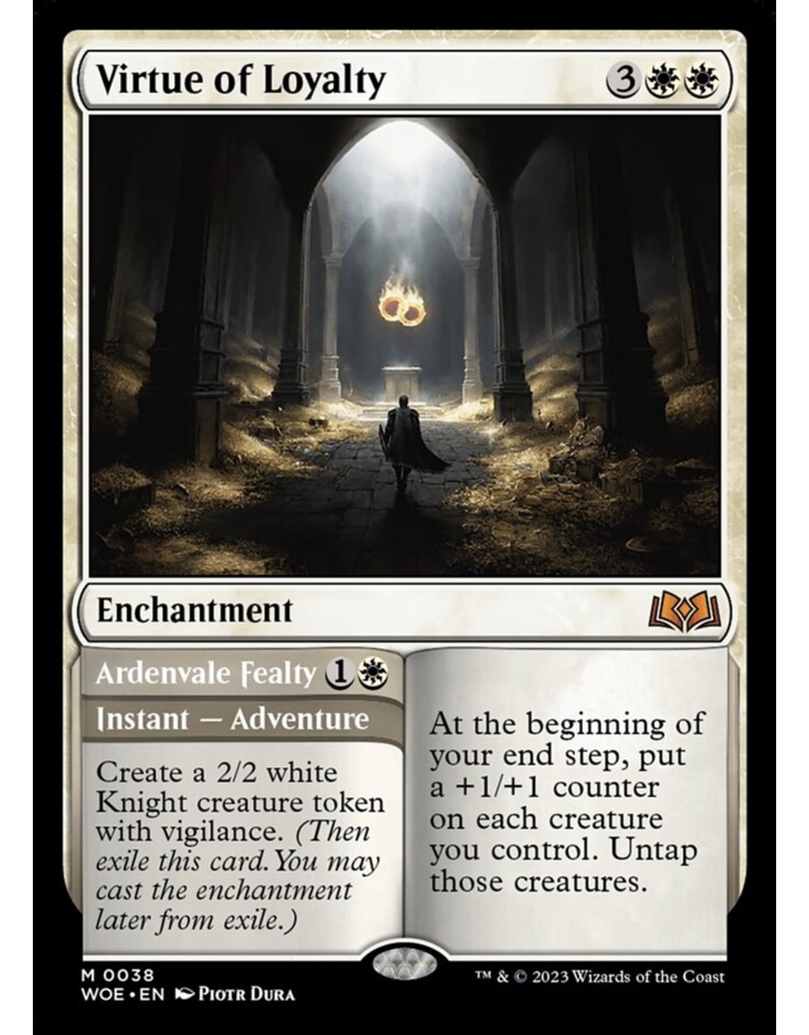 Magic Virtue of Loyalty // Ardenvale Fealty  (WOE)
