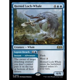 Magic Horned Loch-Whale // Lagoon Breach  (WOE)