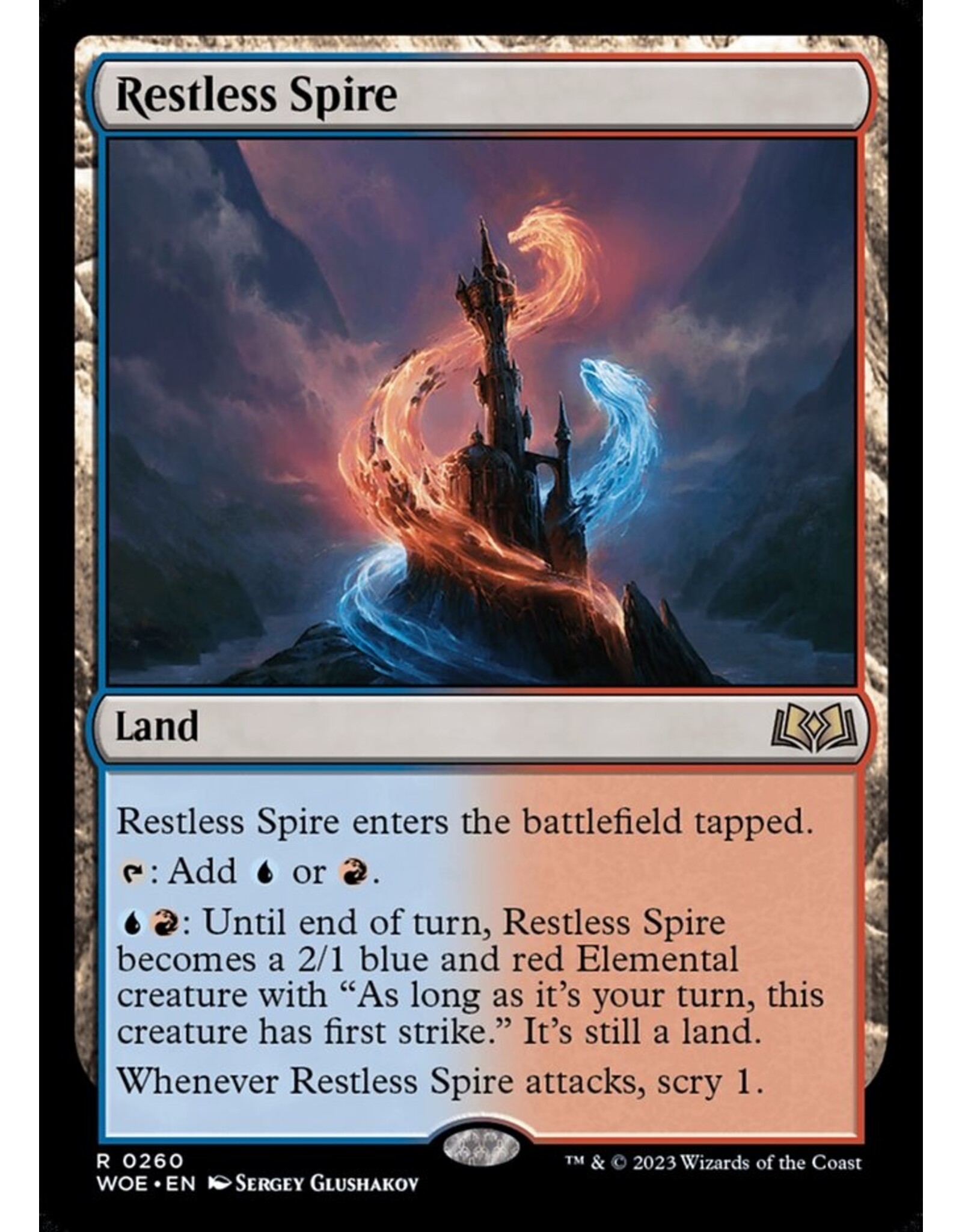 Magic Restless Spire  (WOE)