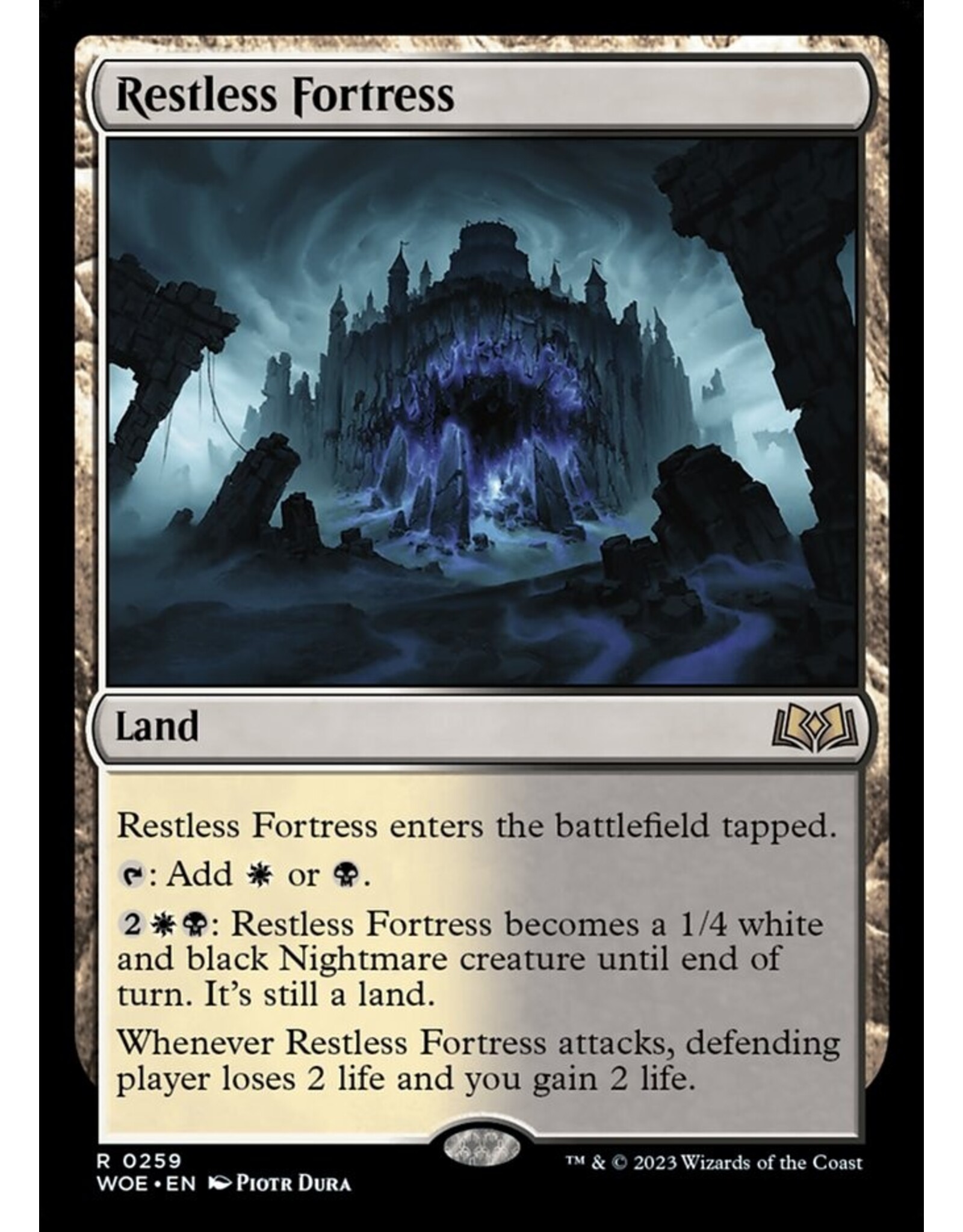 Magic Restless Fortress  (WOE)