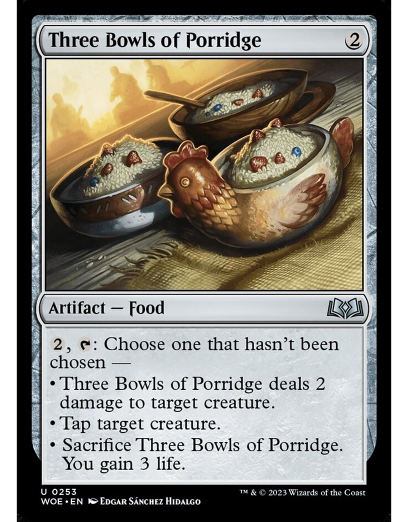 Magic Three Bowls of Porridge  (WOE)