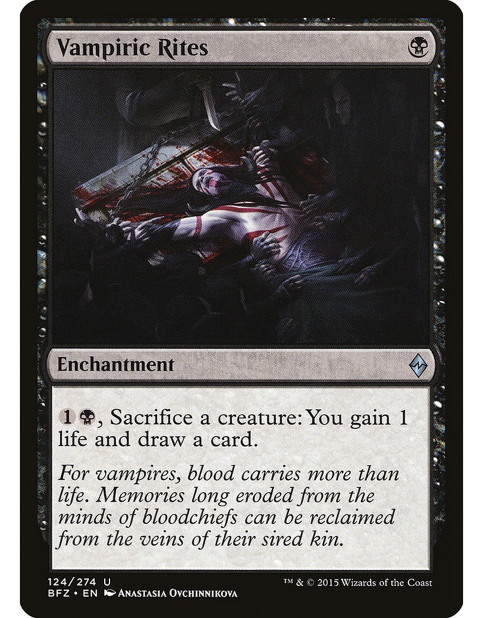Magic Vampiric Rites  (BFZ)