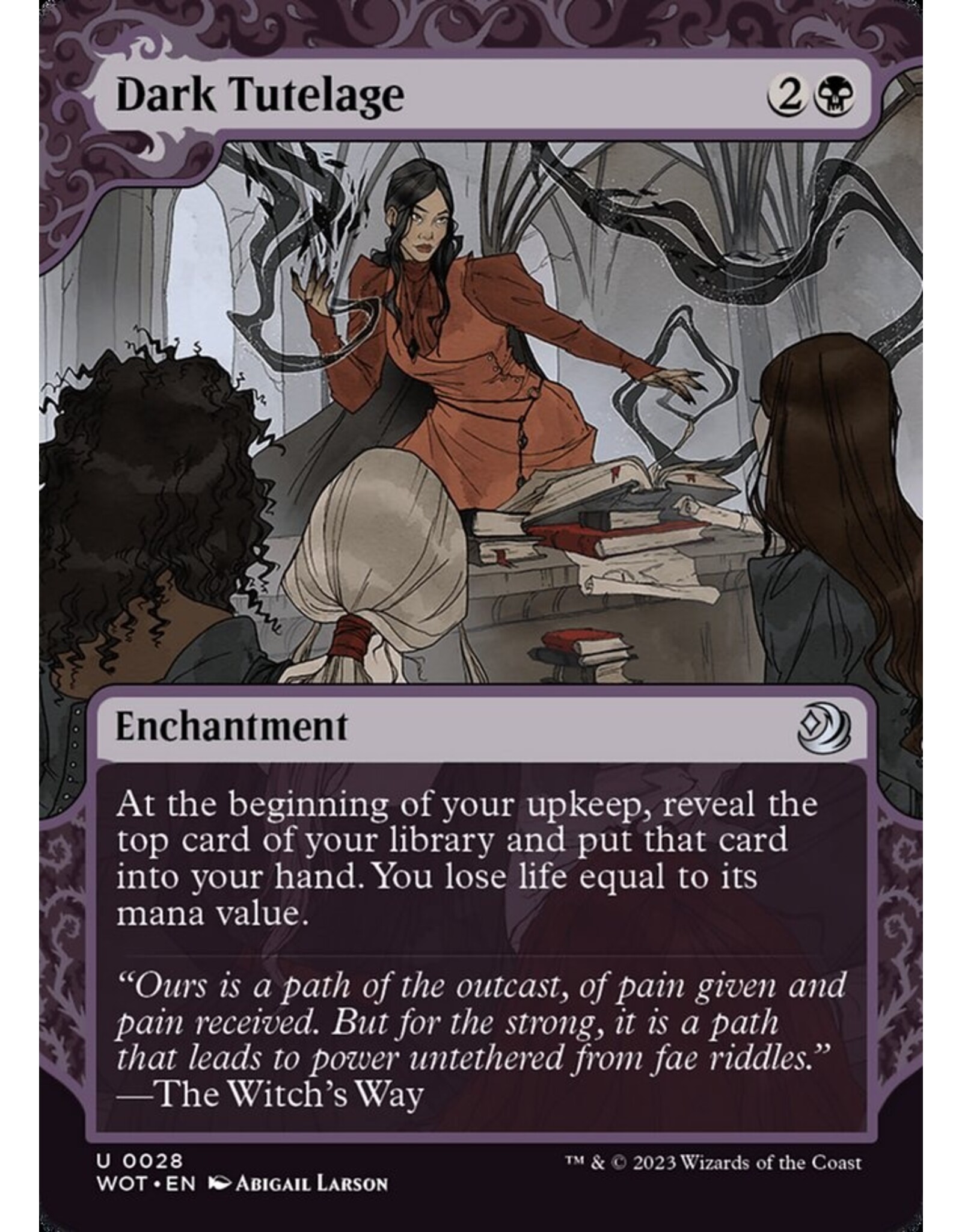 Magic Dark Tutelage  (WOT)