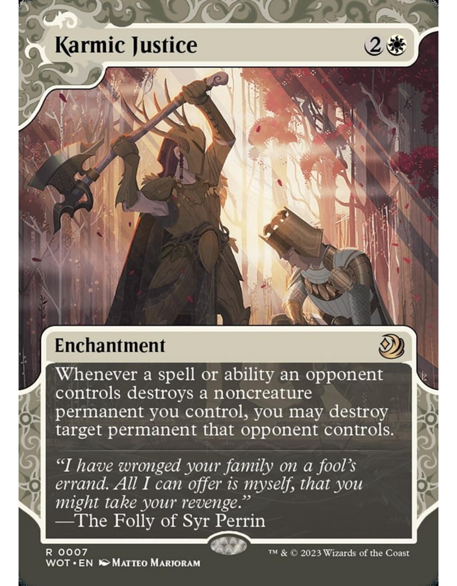 Magic Karmic Justice  (WOT)