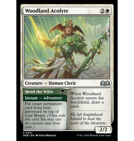 Magic Woodland Acolyte // Mend the Wilds  (WOE)