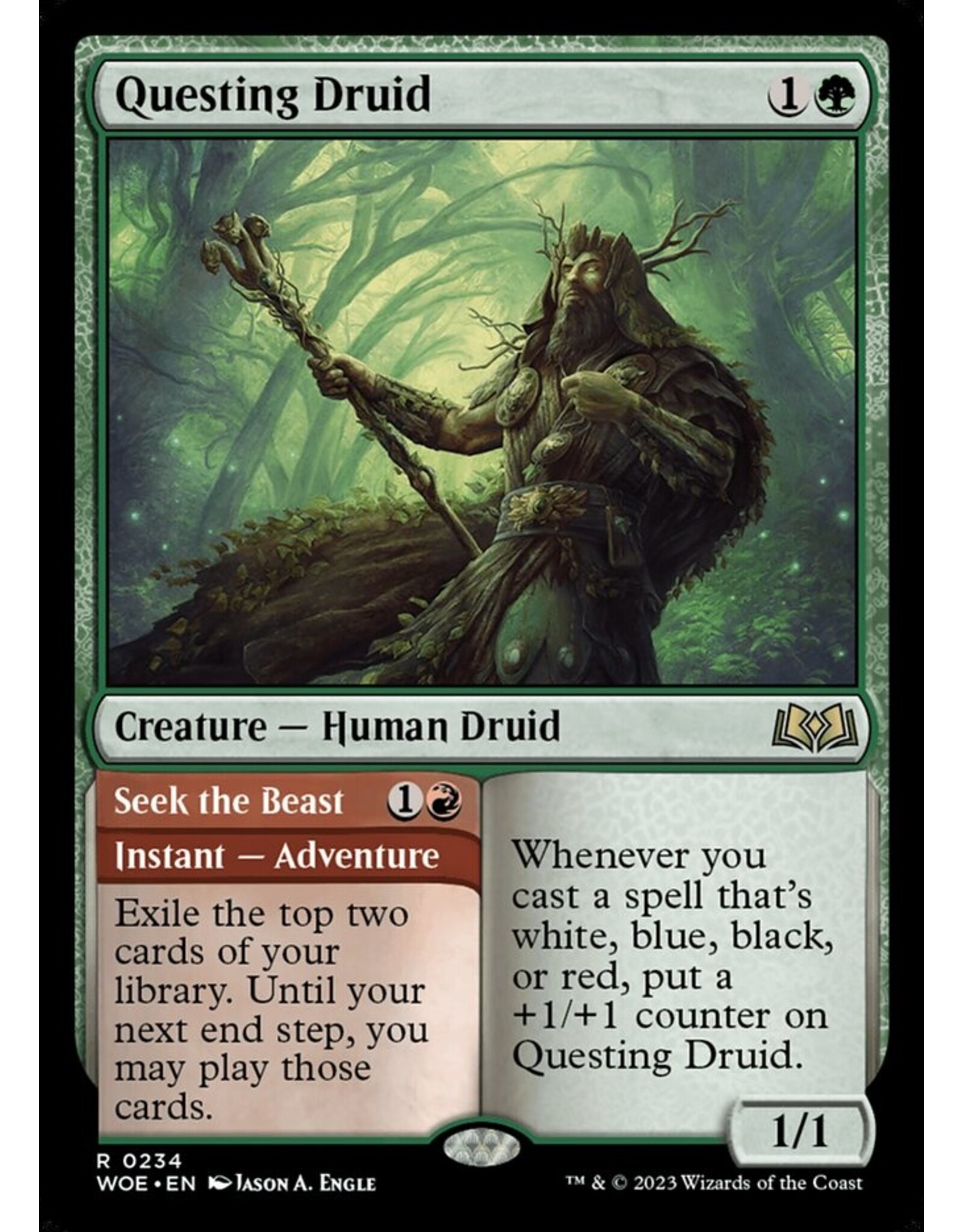Magic Questing Druid // Seek the Beast  (WOE)
