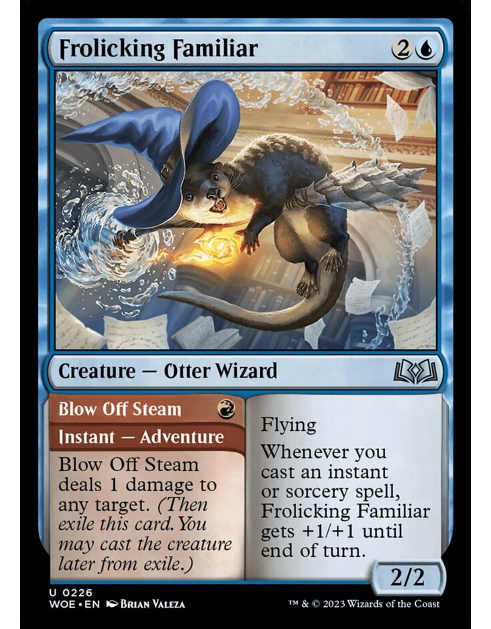Magic Frolicking Familiar // Blow Off Steam  (WOE)