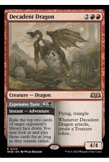 Magic Decadent Dragon // Expensive Taste  (WOE)