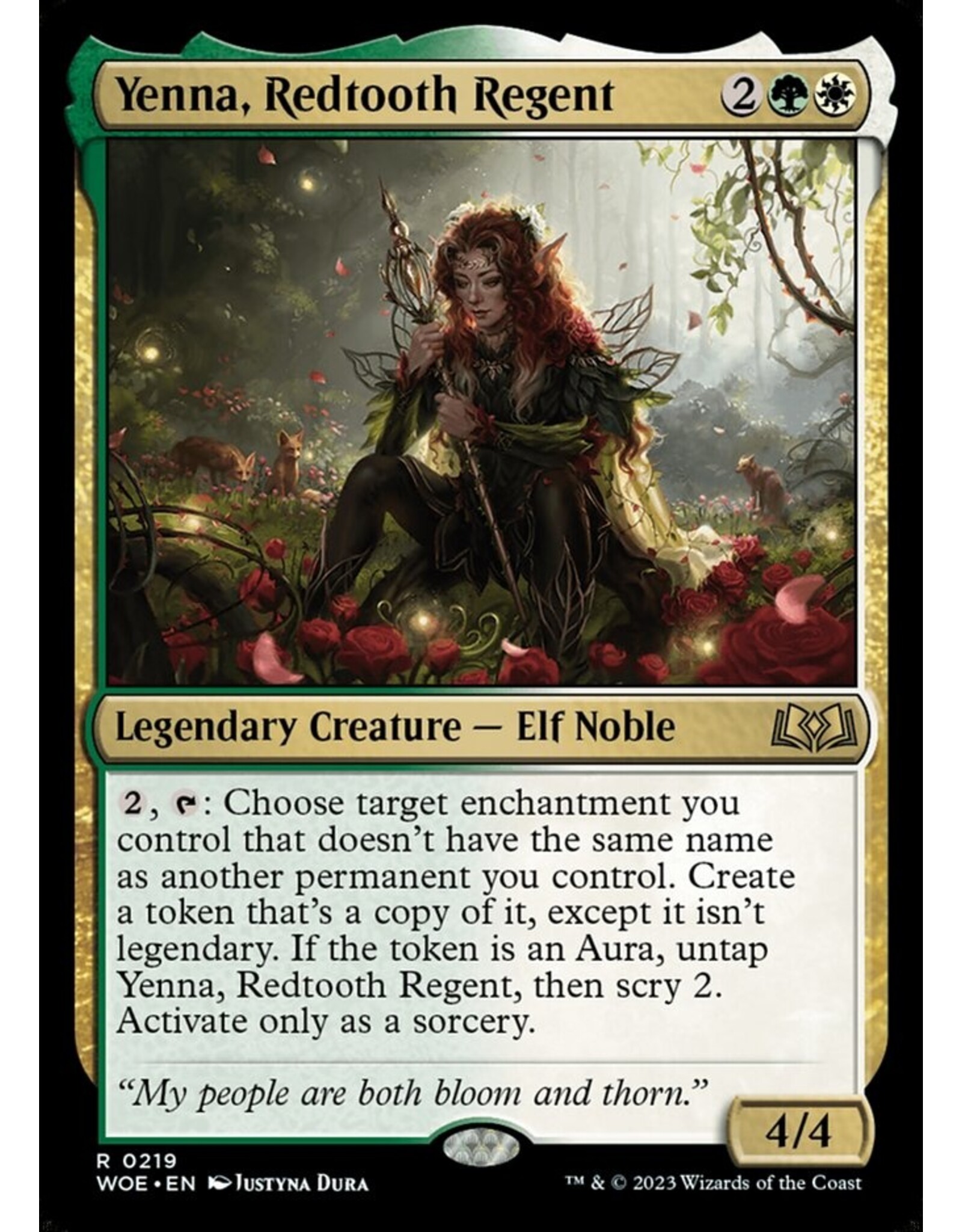 Magic Yenna, Redtooth Regent  (WOE)
