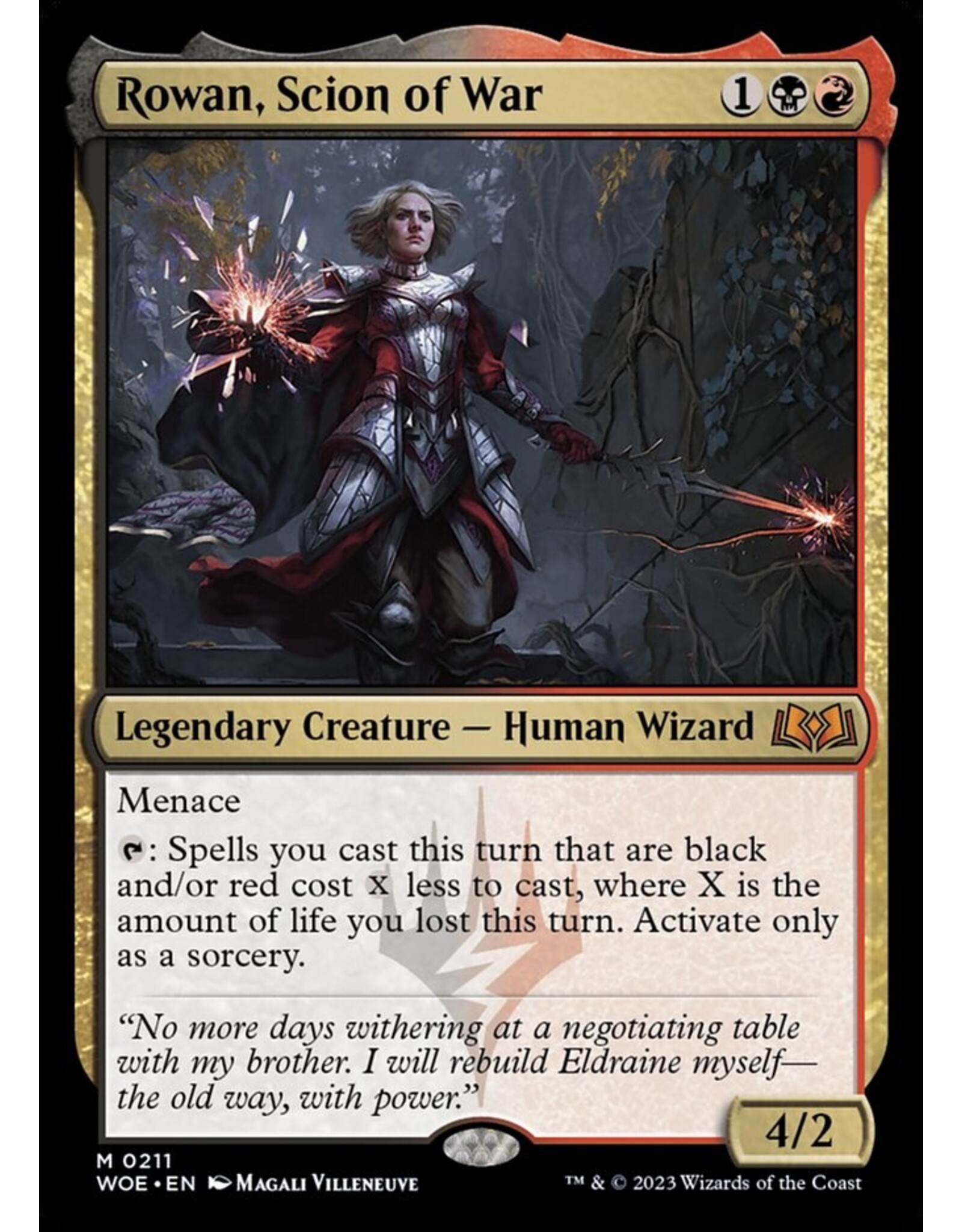 Magic Rowan, Scion of War  (WOE)