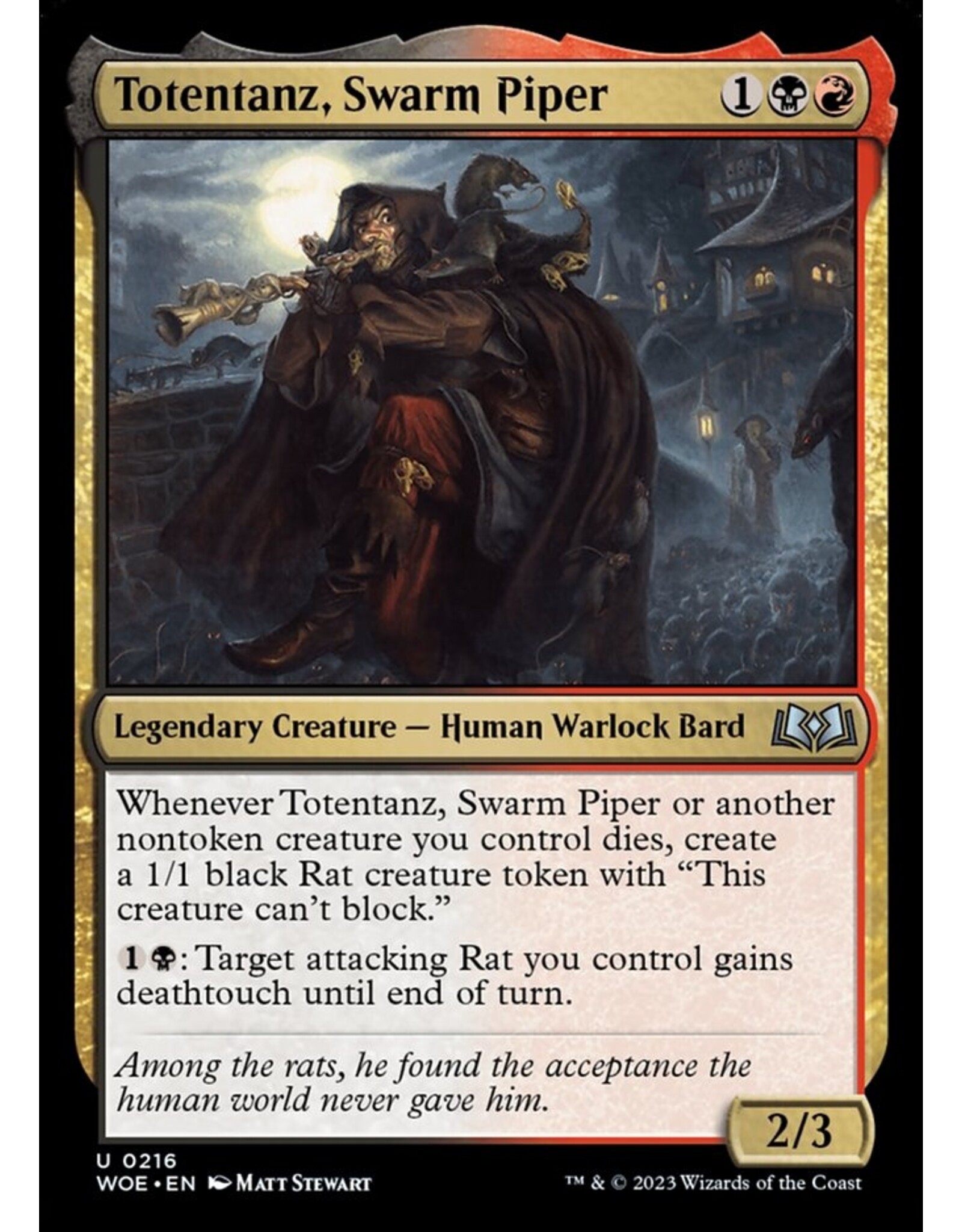 Magic Totentanz, Swarm Piper  (WOE)
