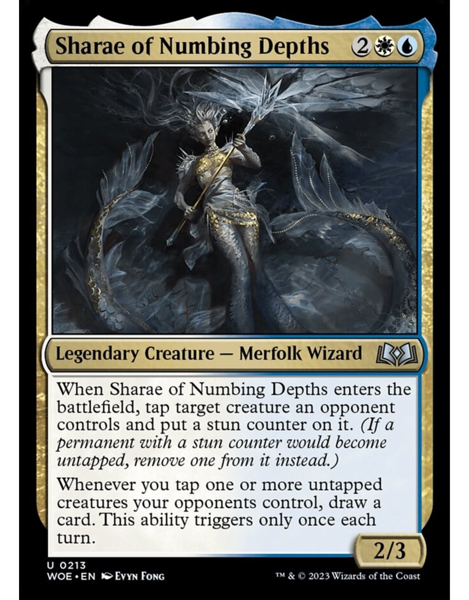 Magic Sharae of Numbing Depths  (WOE)