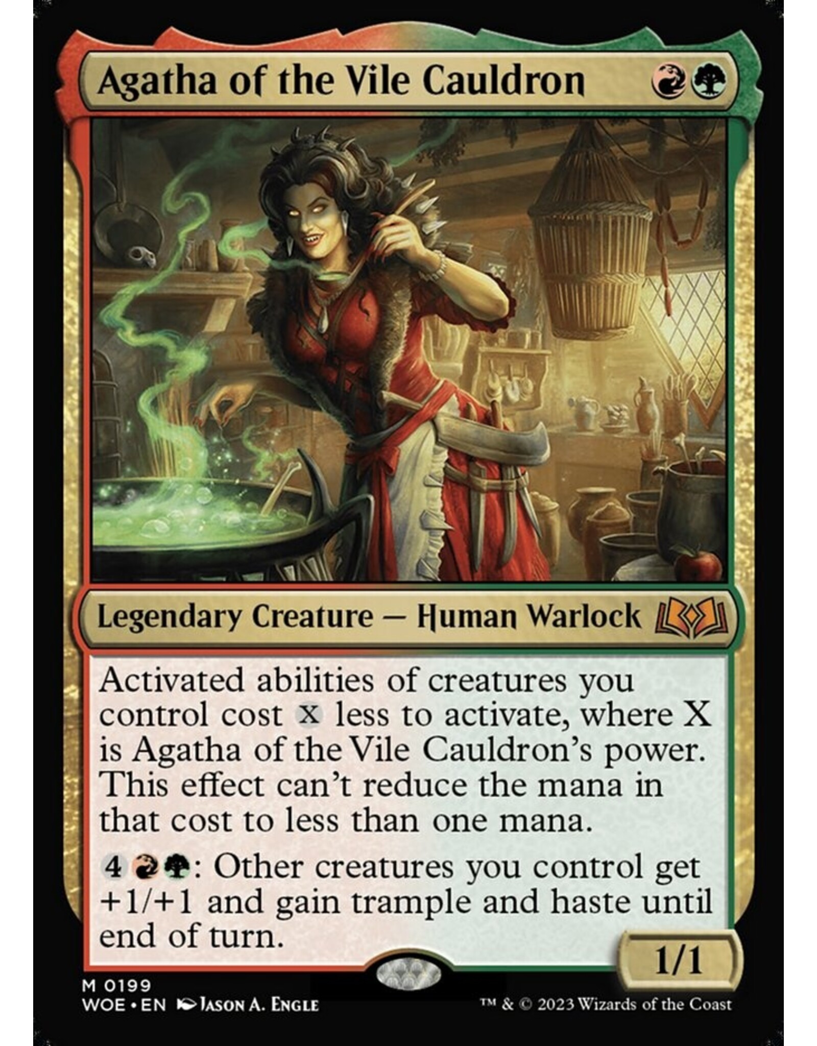 Magic Agatha of the Vile Cauldron  (WOE)